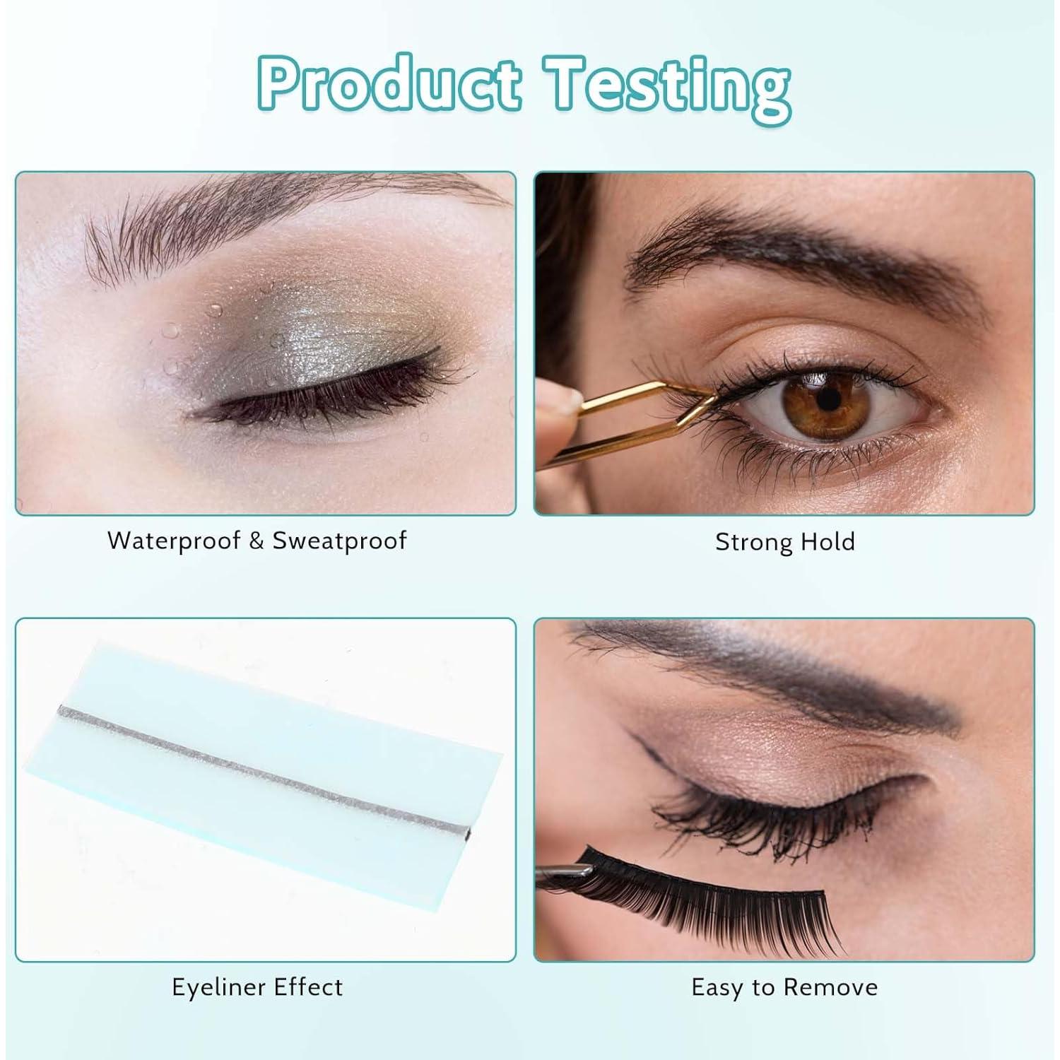 Cinta Adhesiva para Pestañas Falsas MOZEAT 40PCS Reutilizable