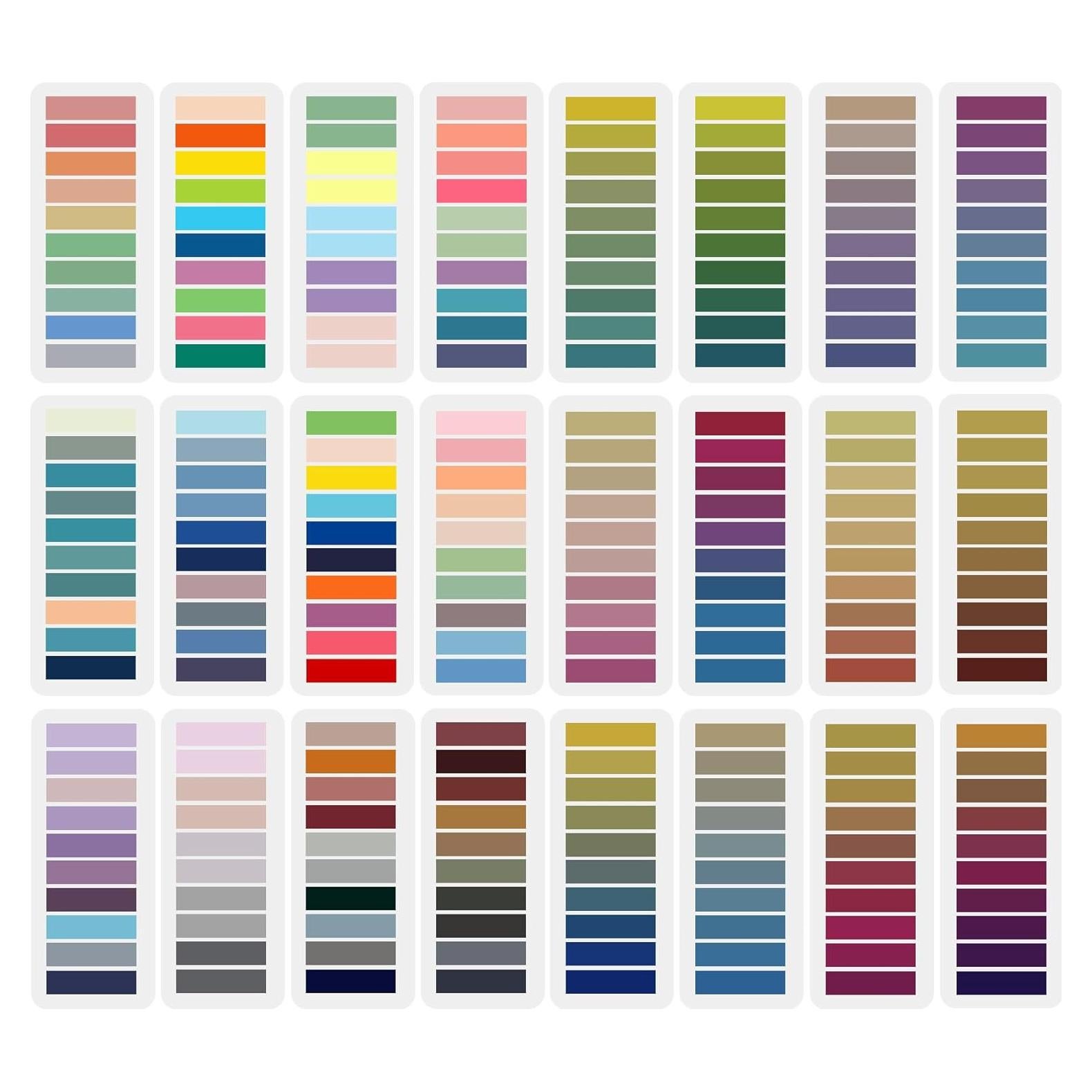 Pestañas Adhesivas Mouwaii 4800pcs Reescribibles y Removibles