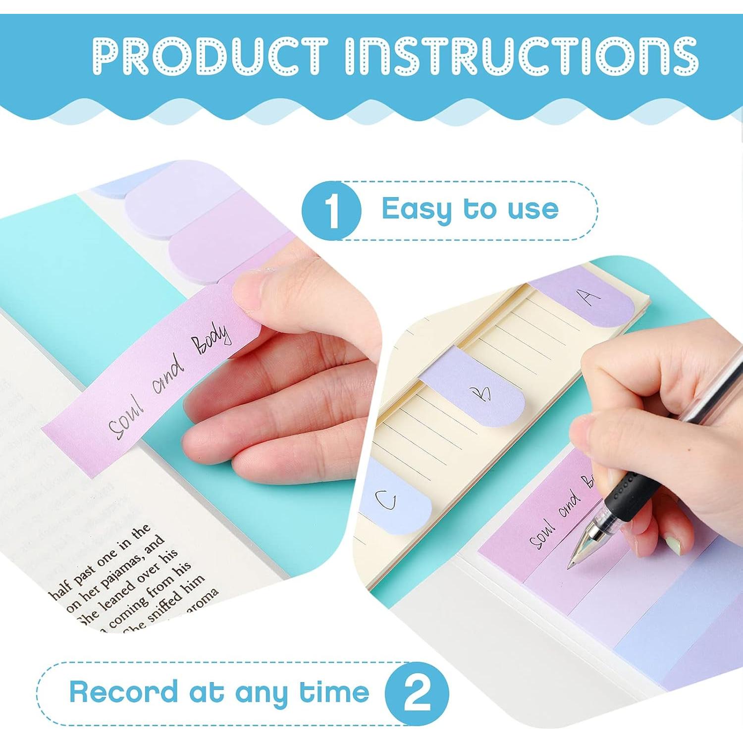 Pestañas Adhesivas Marspark 960 Pcs 12x7.6cm Multicolor