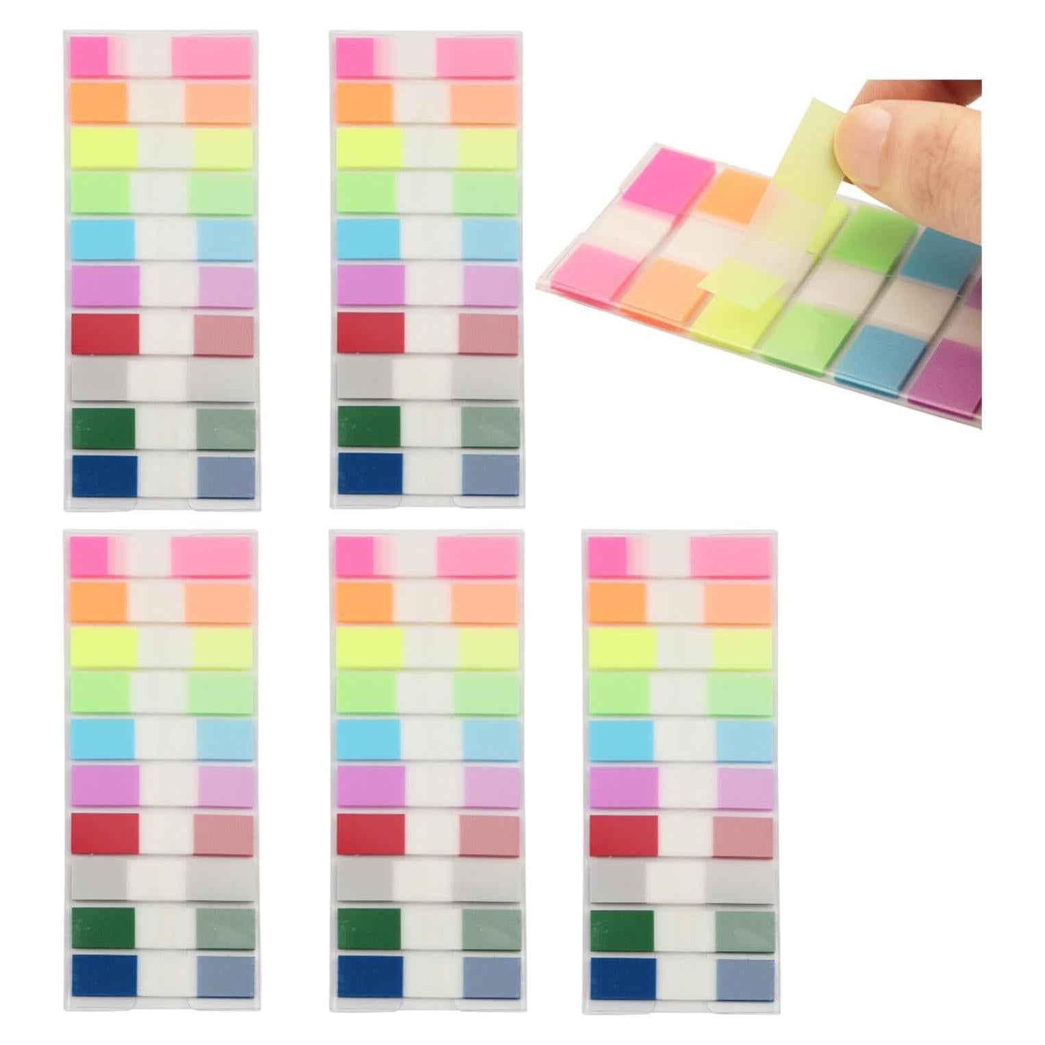 Notas Adhesivas Transparentes Leegawu 1000 Pcs 1.09 cm