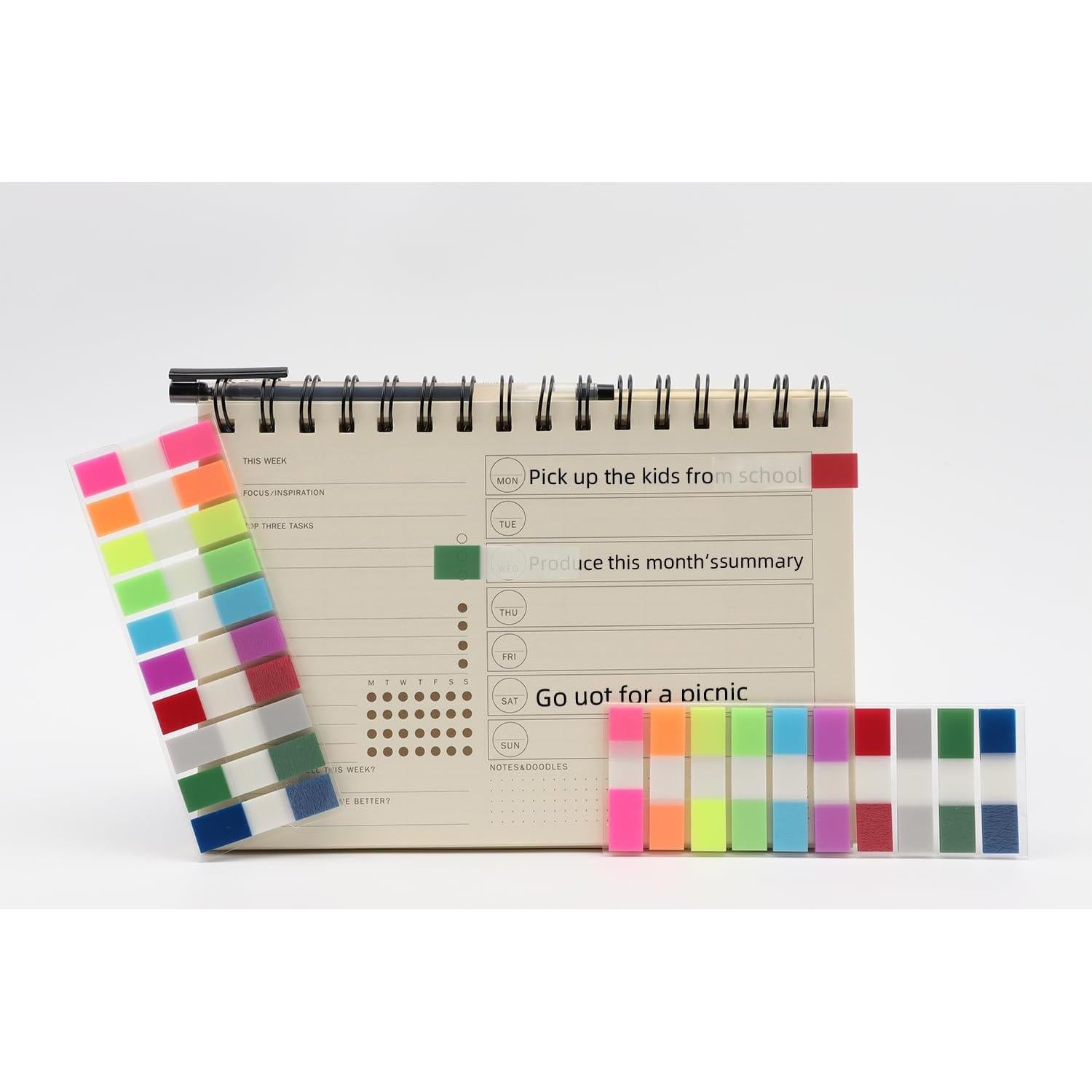 Notas Adhesivas Transparentes Leegawu 1000 Pcs 1.09 cm