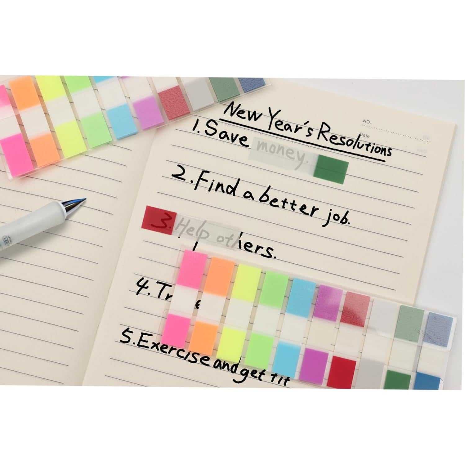 Notas Adhesivas Transparentes Leegawu 1000 Pcs 1.09 cm