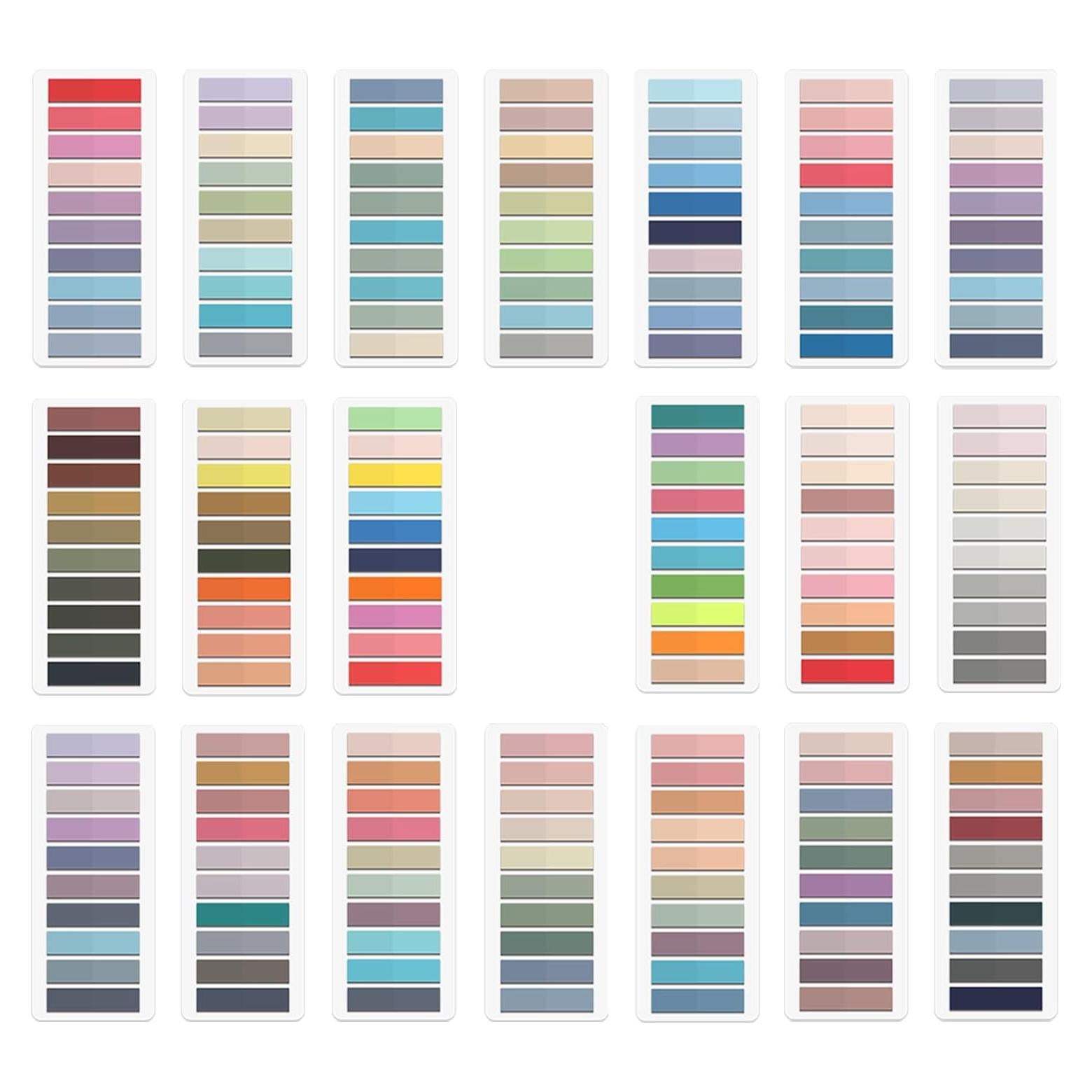 Pestañas Adhesivas Morandi LEEGAWU 4000 Piezas Multicolor