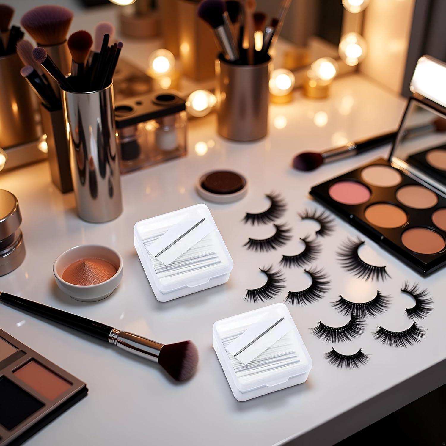 80 Piezas Pestañas Falsas Autoadhesivas BWESOO - Sin Pegamento