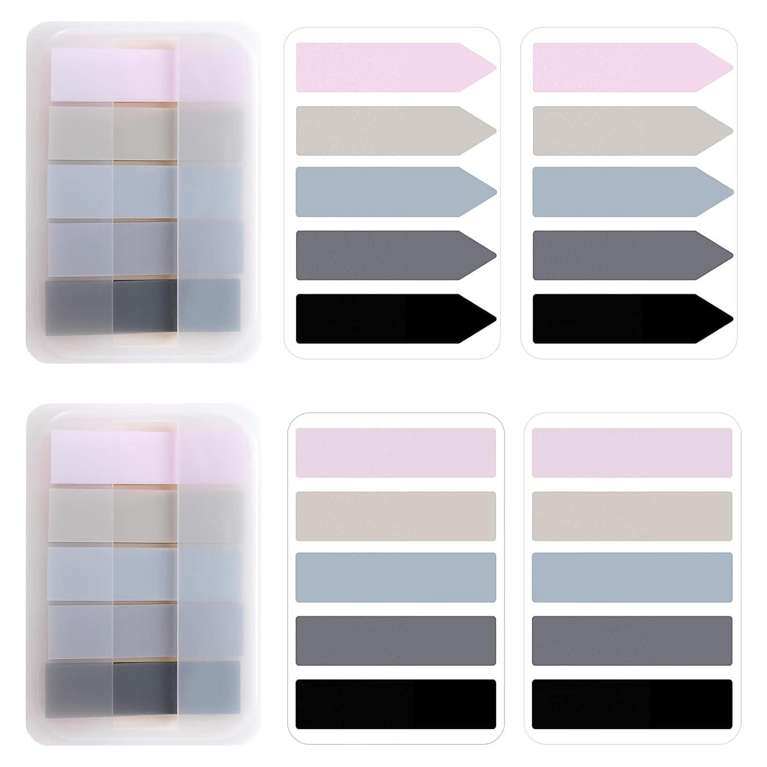 600 Pestañas Adhesivas Transparentes Bremorou - Color Pastel