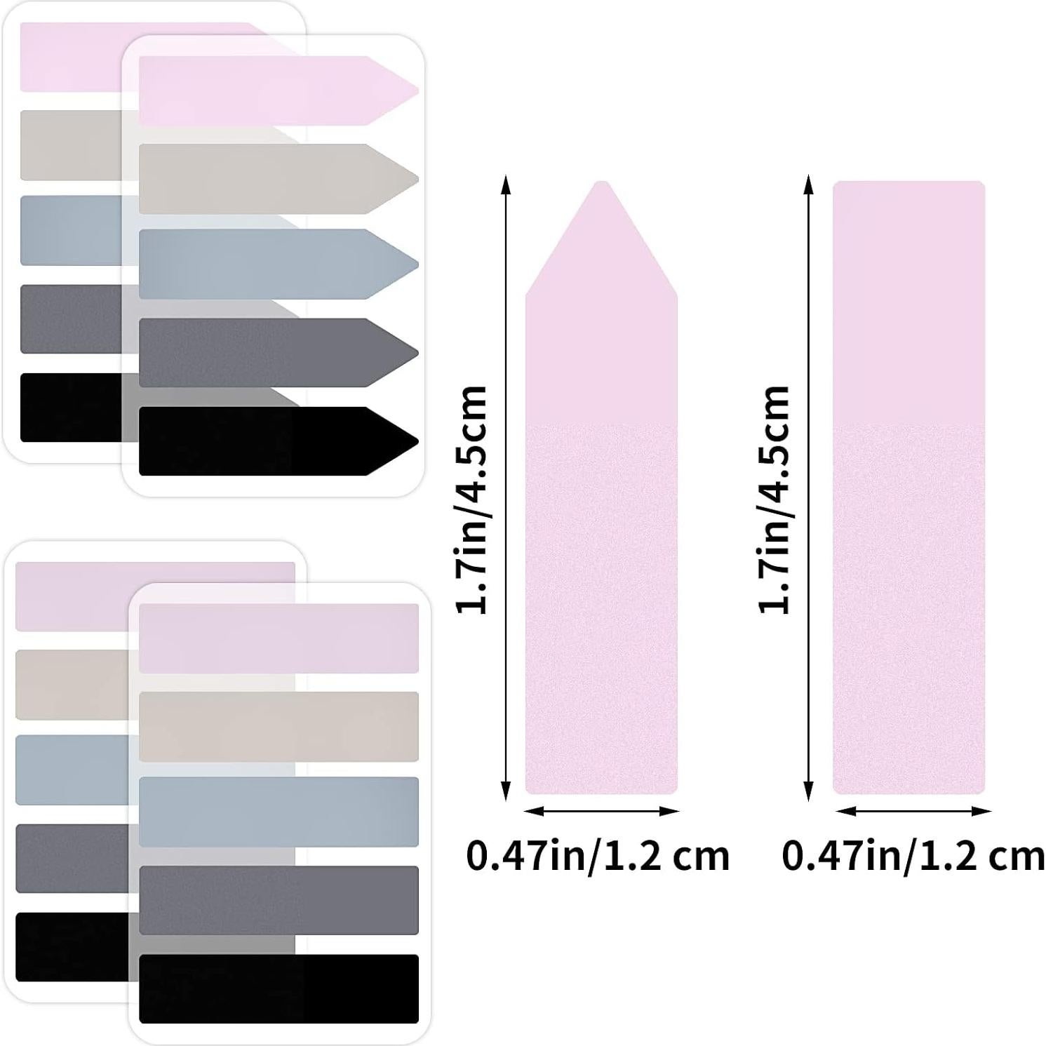 600 Pestañas Adhesivas Transparentes Bremorou - Color Pastel