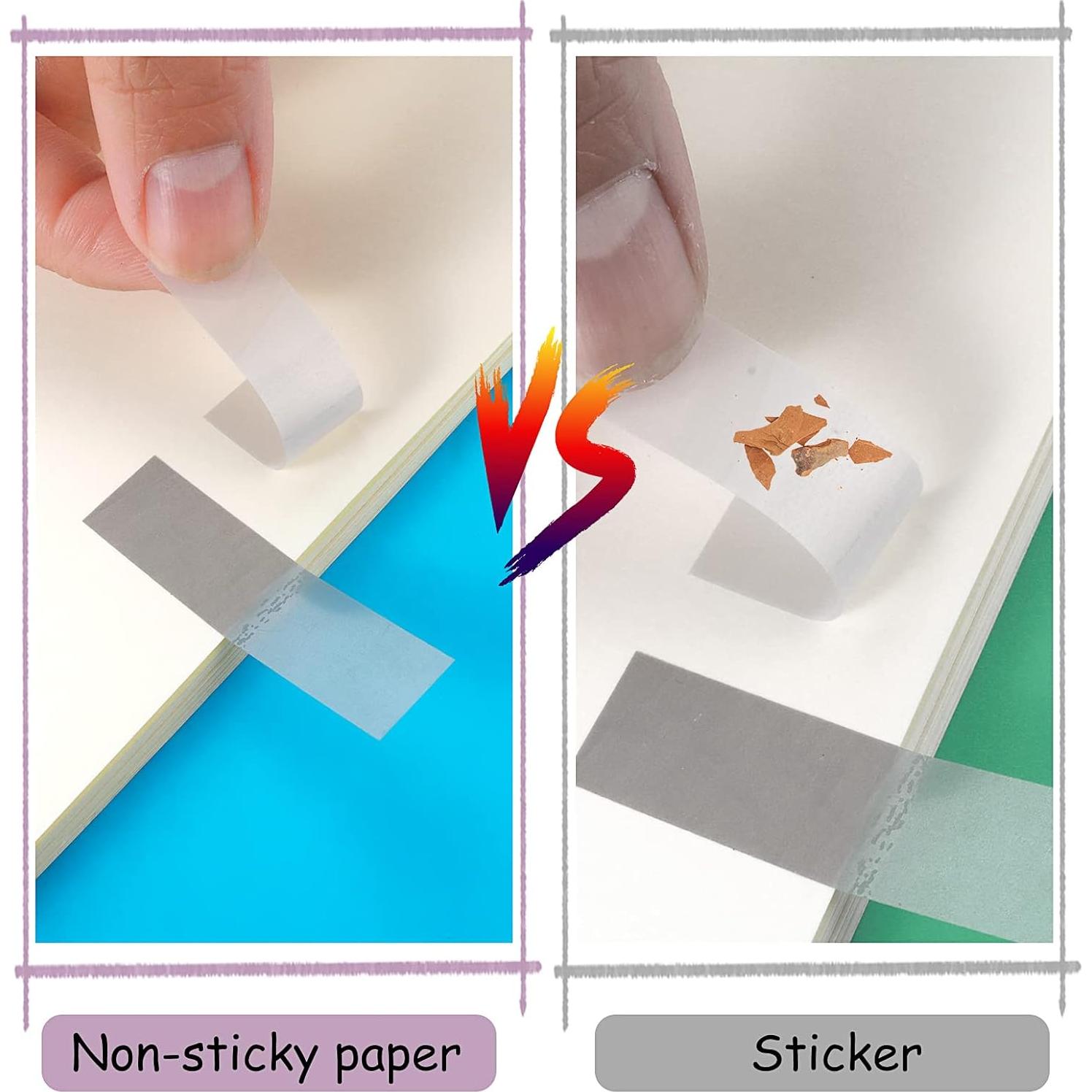 600 Pestañas Adhesivas Transparentes Bremorou - Color Pastel