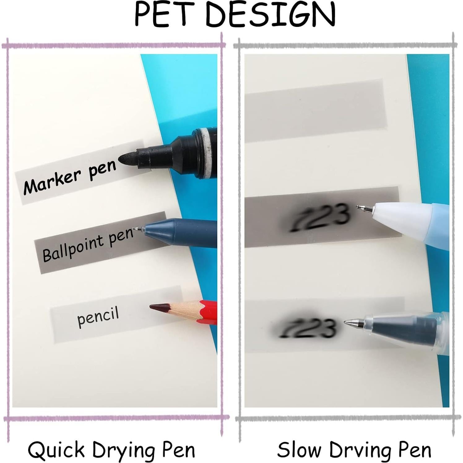 600 Pestañas Adhesivas Transparentes Bremorou - Color Pastel