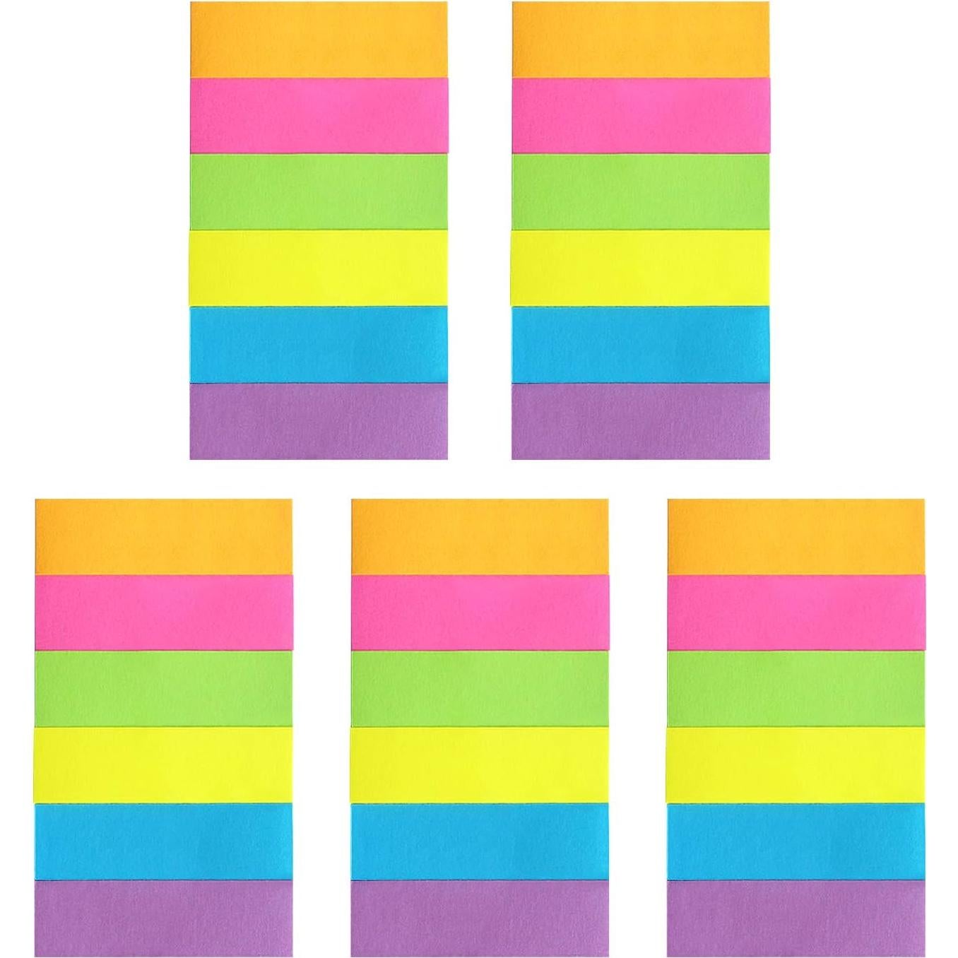 30 Almohadillas Notas Adhesivas Banderas Lobo Oriental 1.5x5.1cm