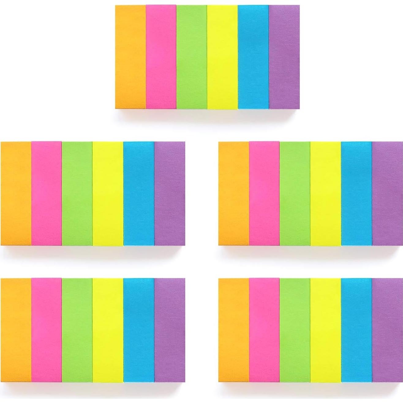 30 Almohadillas Notas Adhesivas Banderas Lobo Oriental 1.5x5.1cm