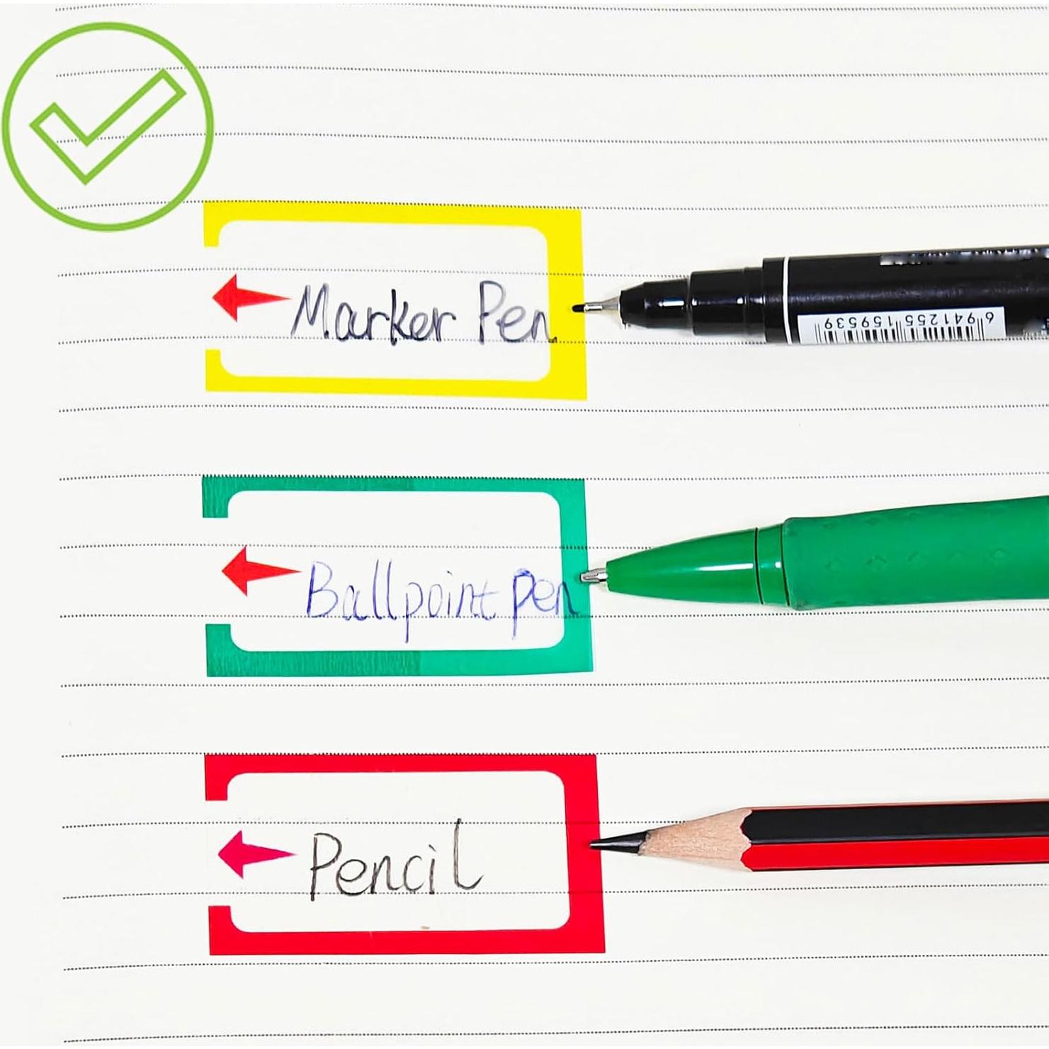 Notas Adhesivas Transparentes OKETHERMO 150 Pestañas Flecha