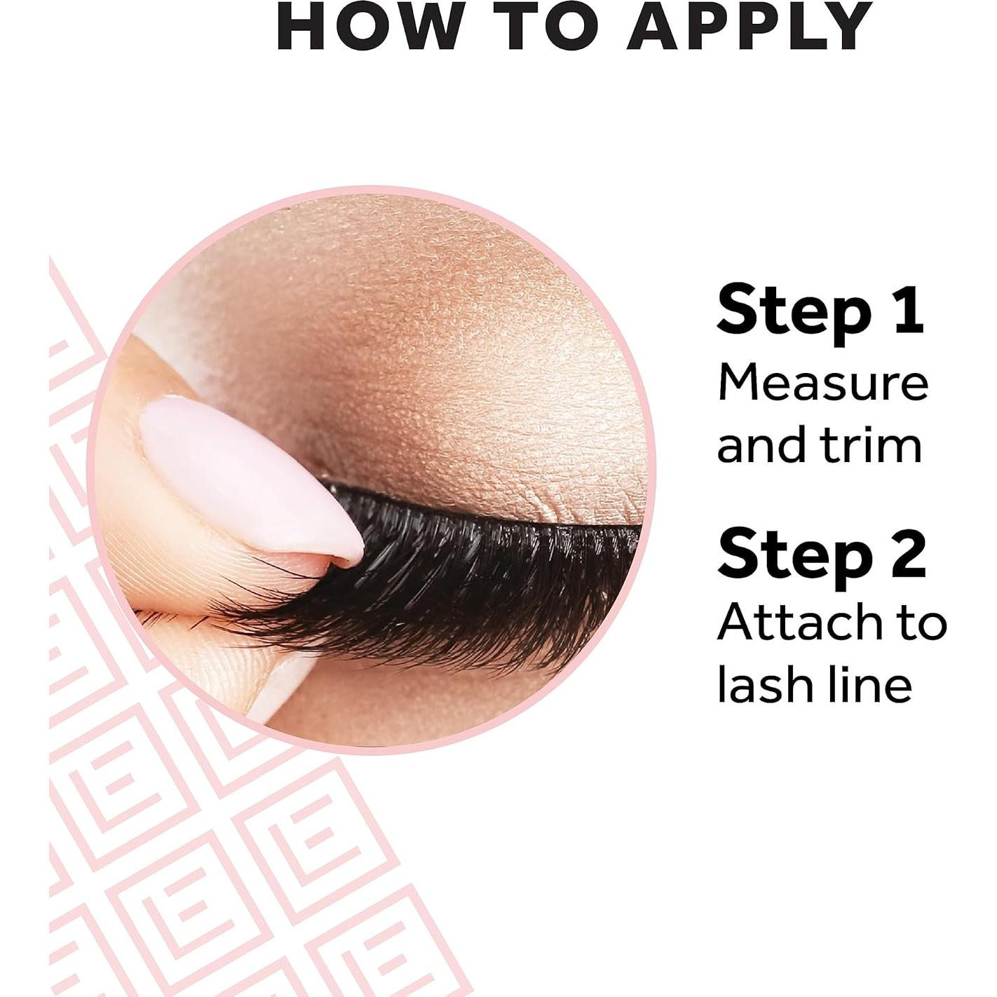 Pestañas Postizas Pre-Adhesivas Eylure Wispy No. 117 - 1 Par