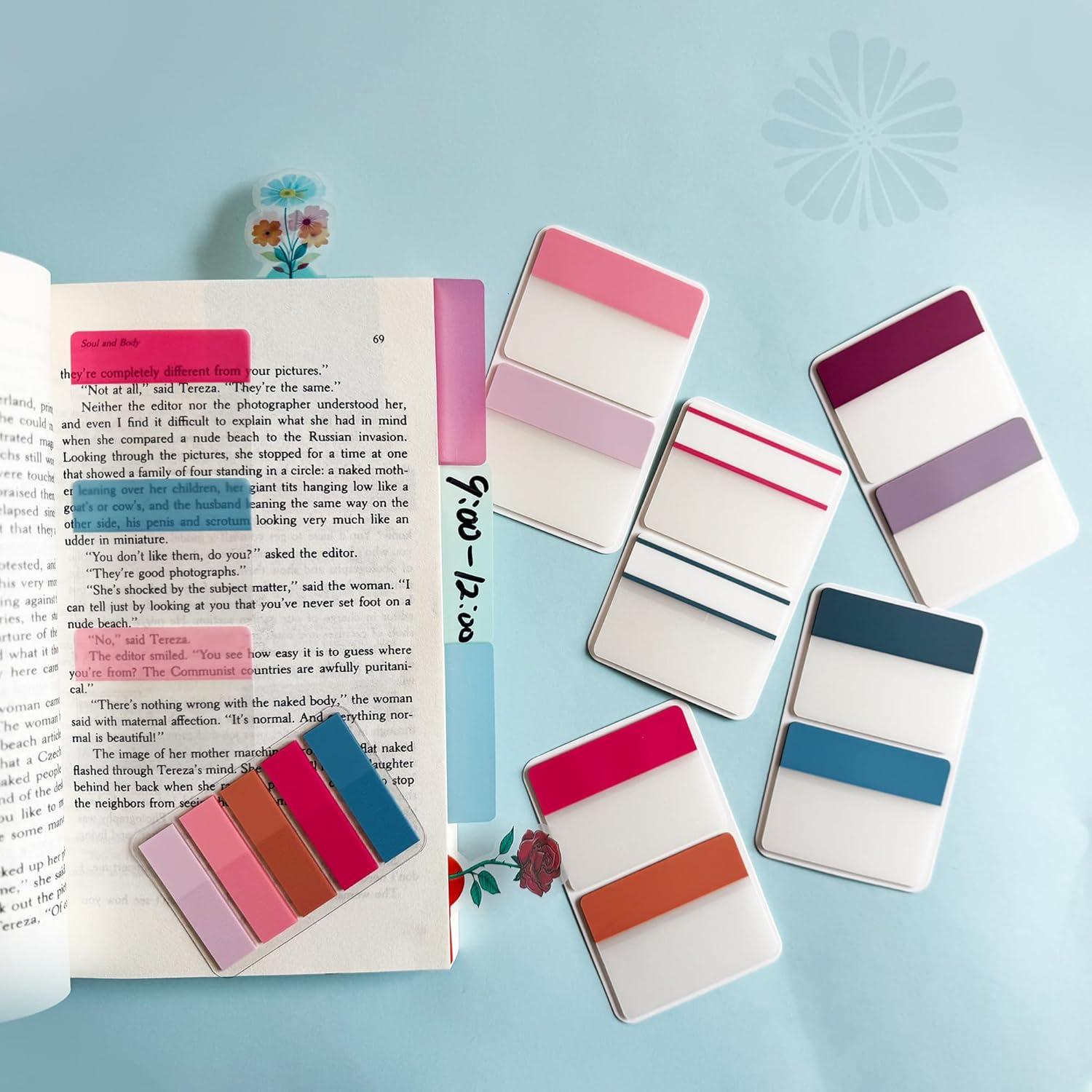 Pestañas Adhesivas ELII 300 Pcs Escriturables y Reposicionables