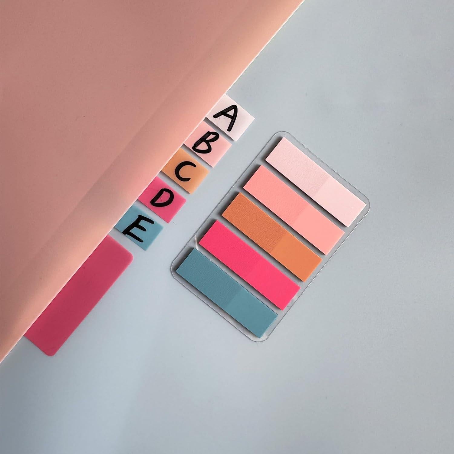 Pestañas Adhesivas ELII 300 Pcs Escriturables y Reposicionables