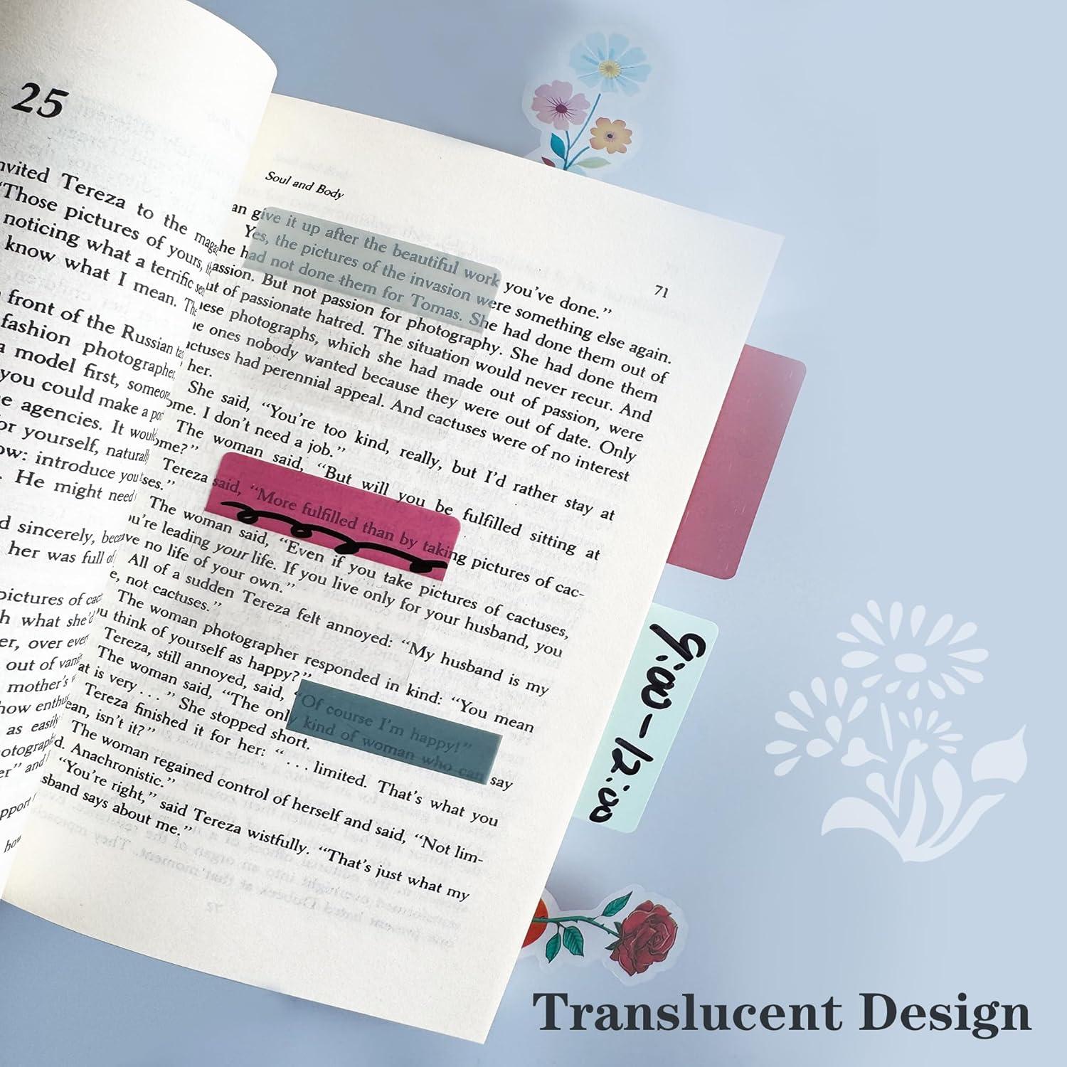 Pestañas Adhesivas ELII 300 Pcs Escriturables y Reposicionables