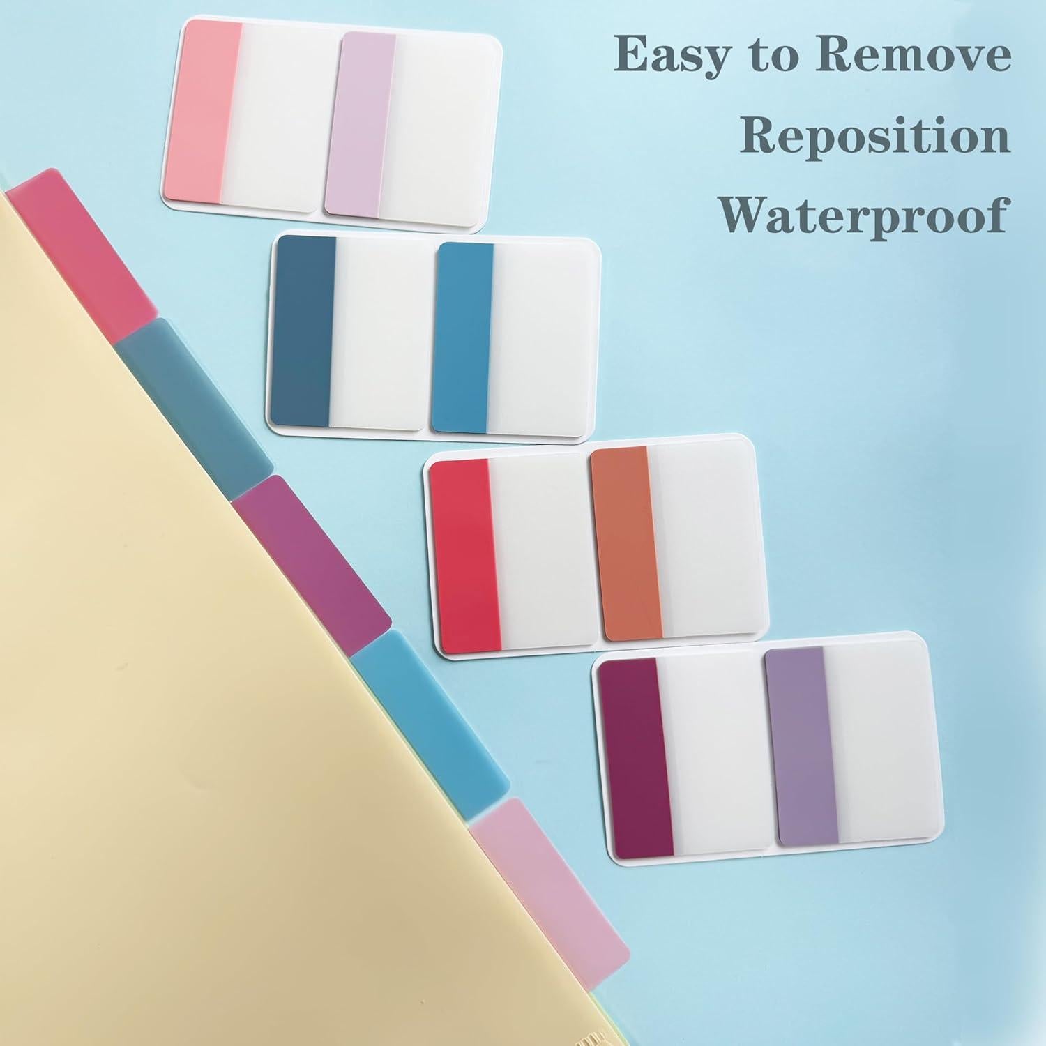 Pestañas Adhesivas ELII 300 Pcs Escriturables y Reposicionables