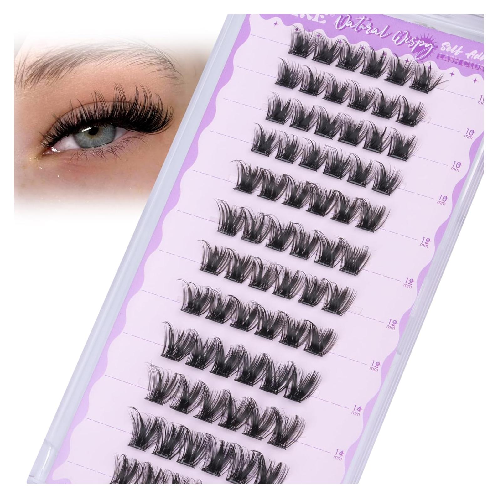 Pestañas Autoadhesivas JIMIRE 10-14MM Wispy Reutilizables