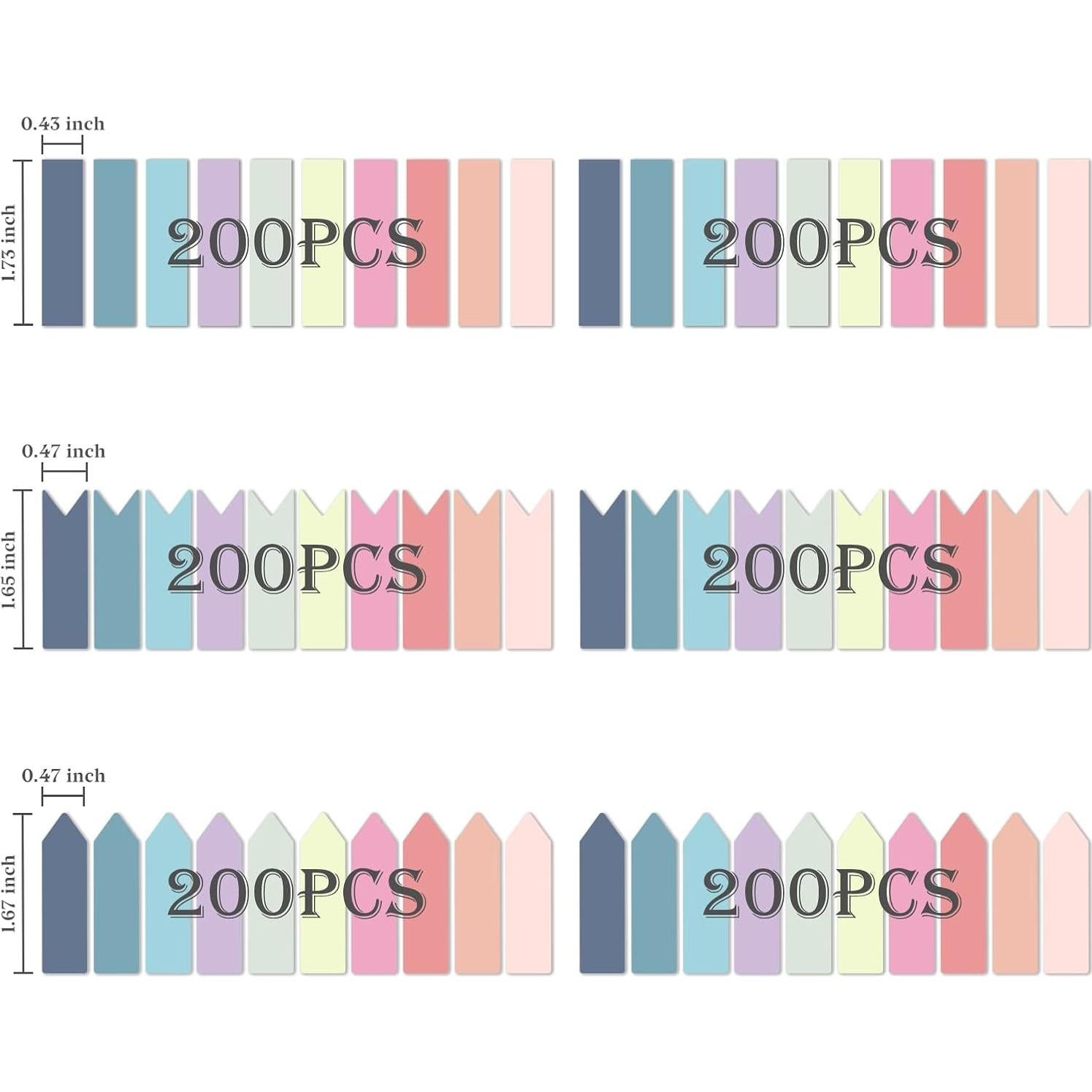 Pestañas Adhesivas Transparentes Temiary 1200 Piezas Morandi