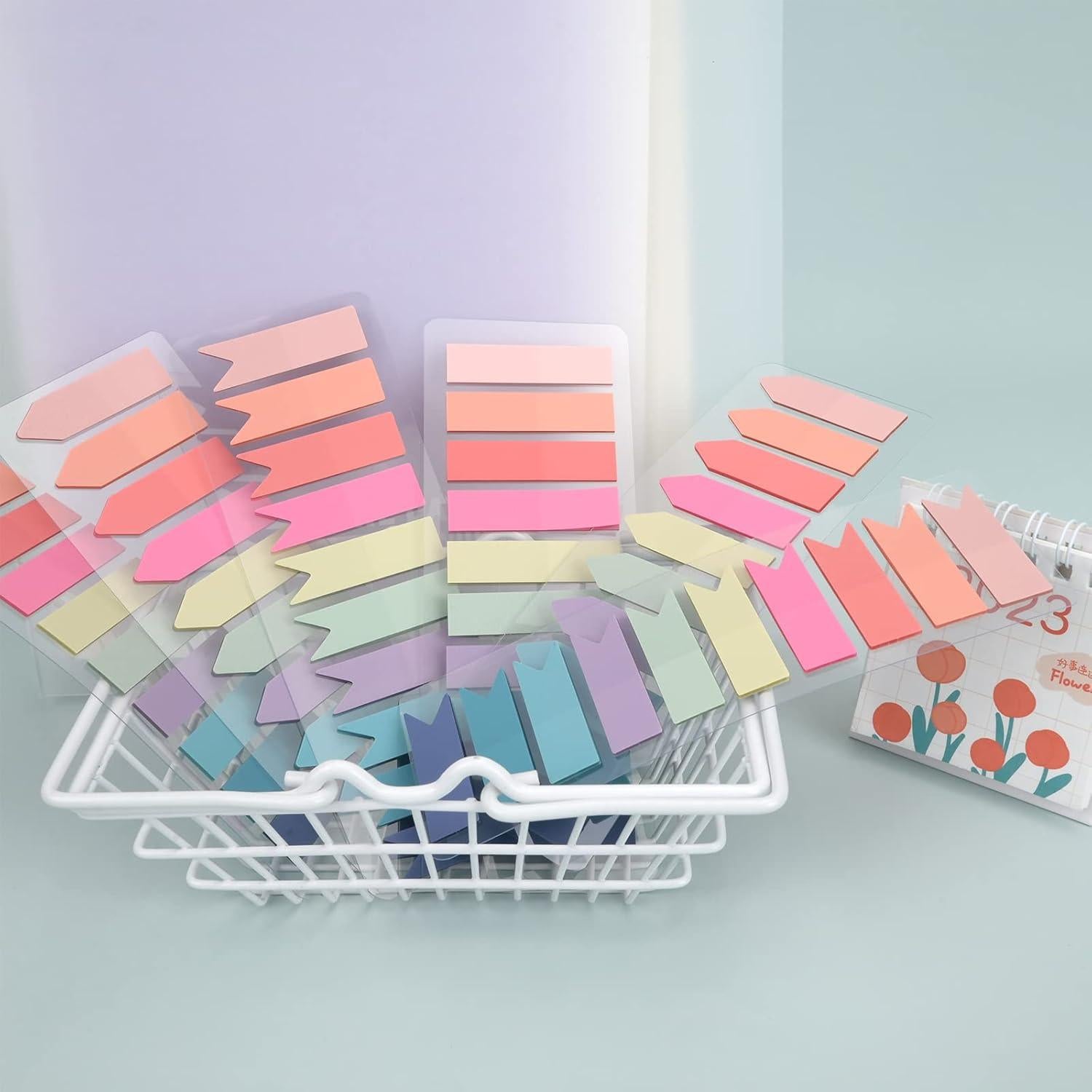 Pestañas Adhesivas Transparentes Temiary 1200 Piezas Morandi