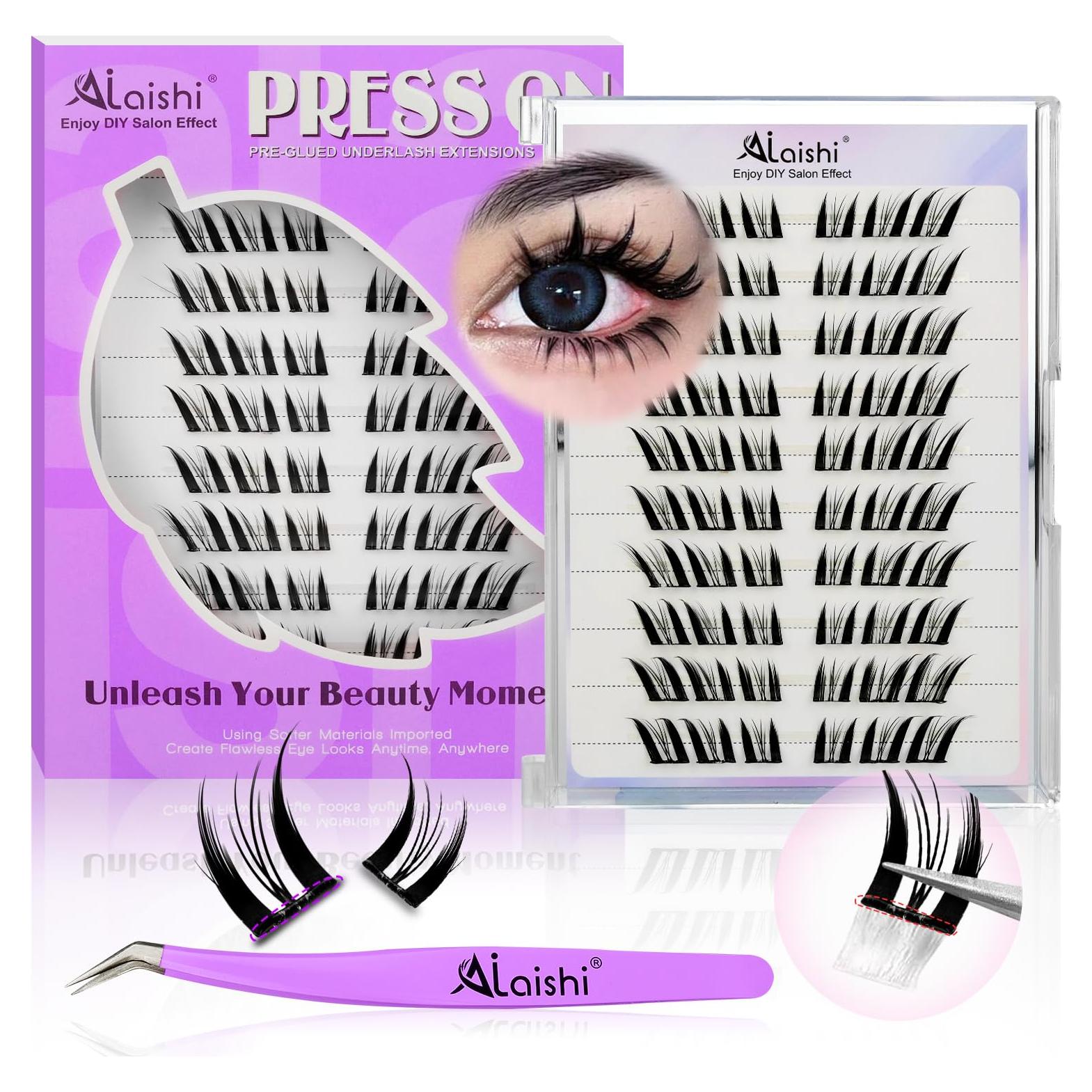 Pestañas Autoadhesivas AILAISHI 10-14mm 60pcs D Curl Fluffy