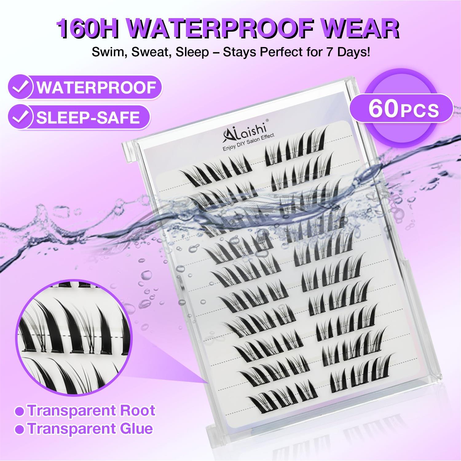 Pestañas Autoadhesivas AILAISHI 10-14mm 60pcs D Curl Fluffy