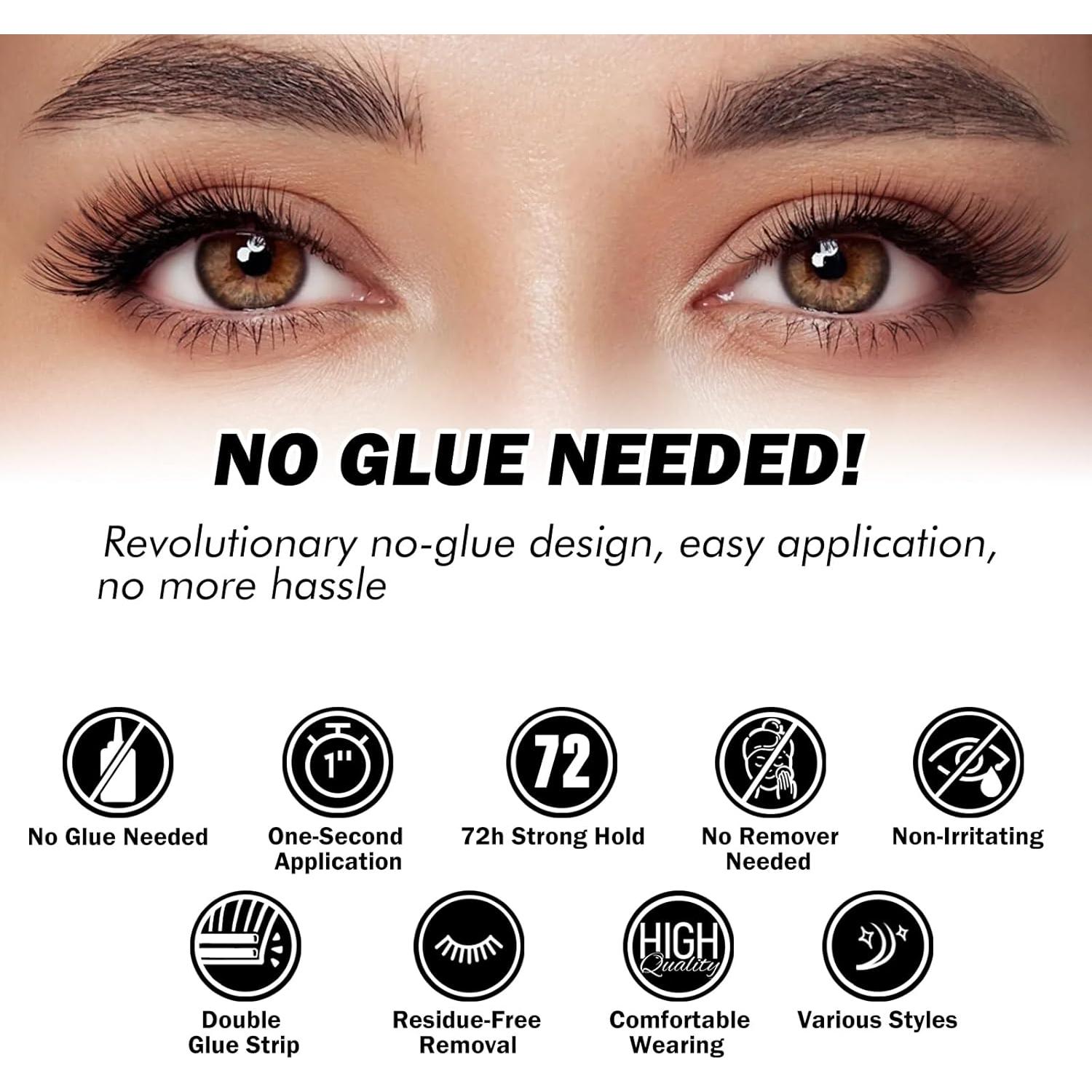 Pestañas Autoadhesivas EASITENSION 156 PCS Reutilizables