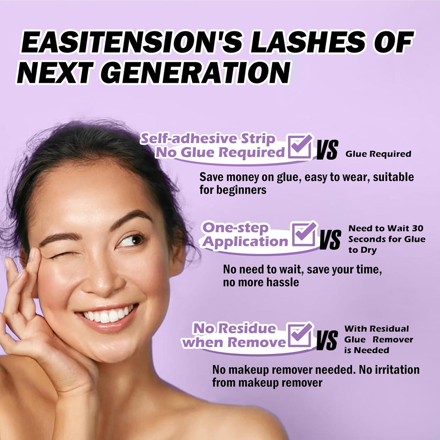 Pestañas Autoadhesivas EASITENSION 156 PCS Reutilizables