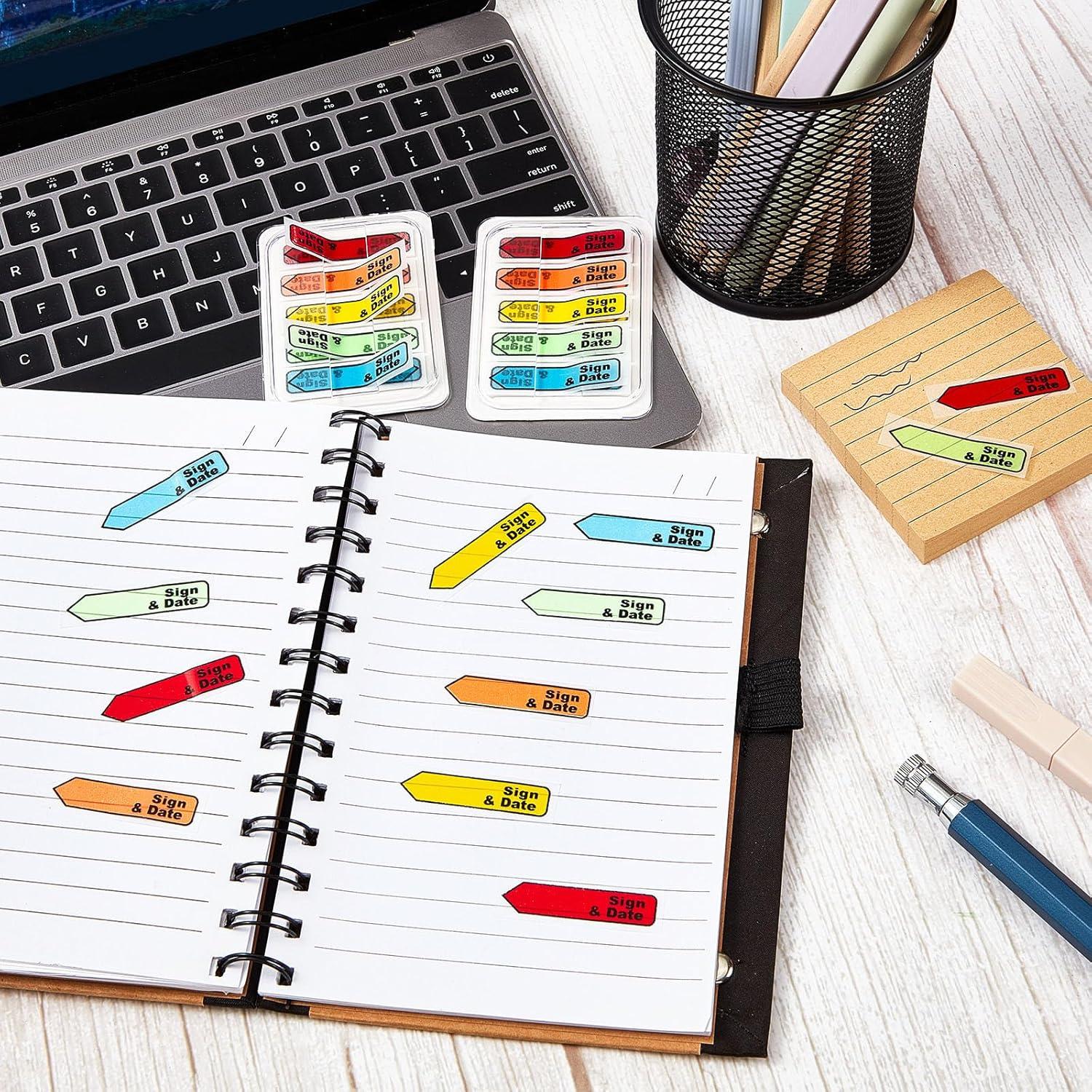 Pegatinas de Fecha Firmar Colarr 1000 Piezas Multicolor