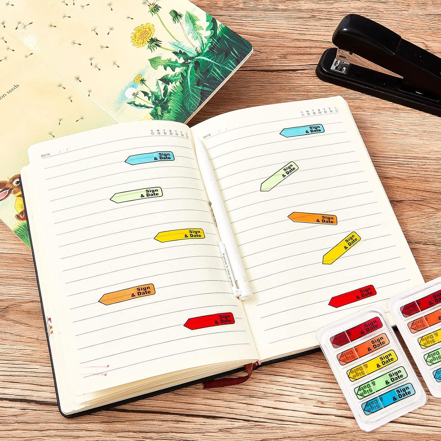 Pegatinas de Fecha Firmar Colarr 1000 Piezas Multicolor