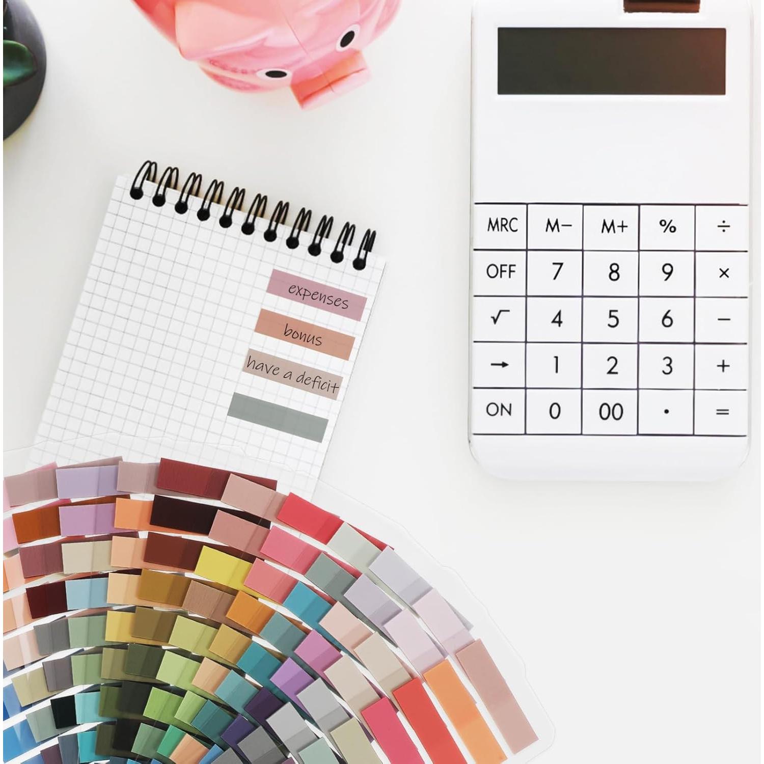 Etiquetas Adhesivas Reescribibles Lurrose 2400pcs Multicolor