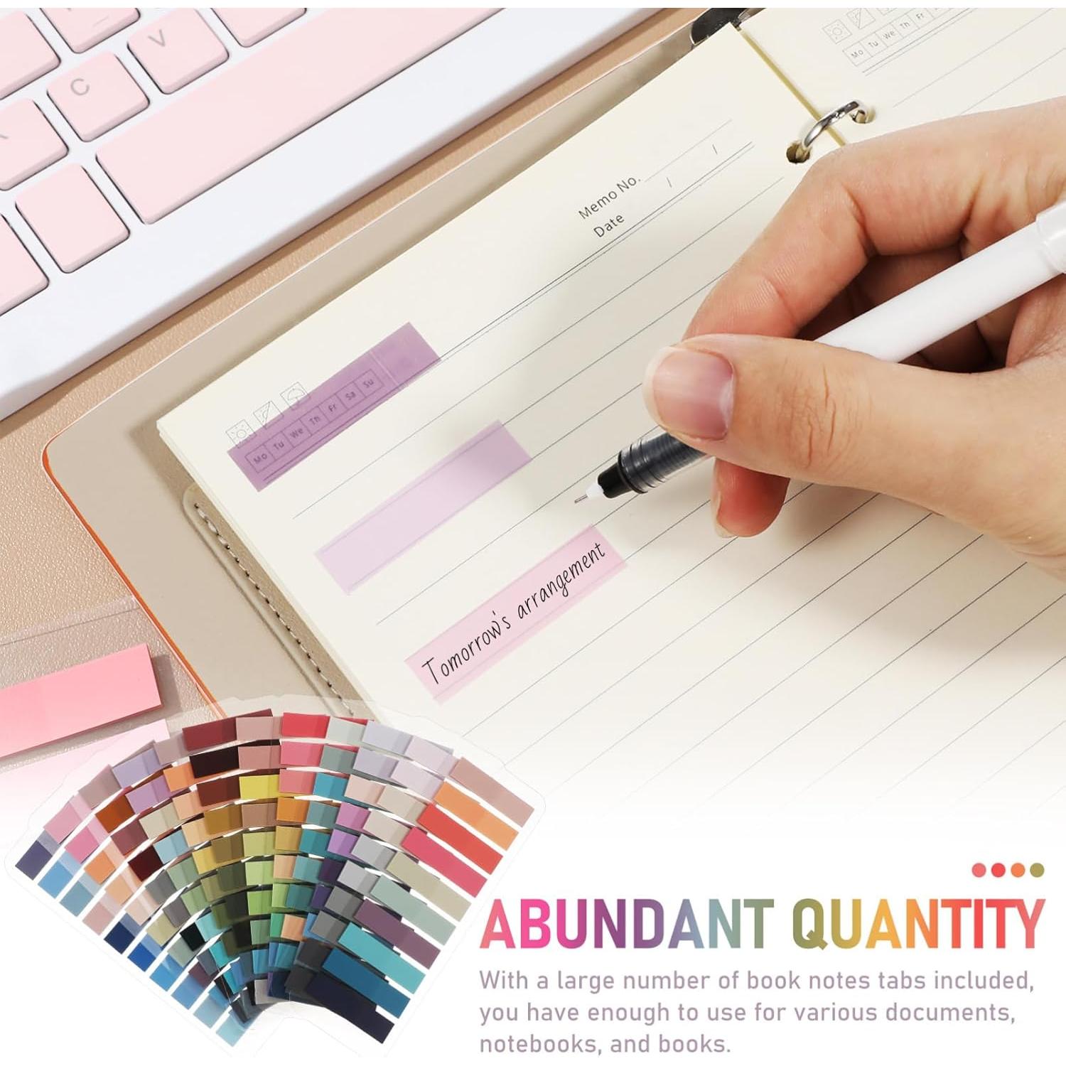 Etiquetas Adhesivas Reescribibles Lurrose 2400pcs Multicolor