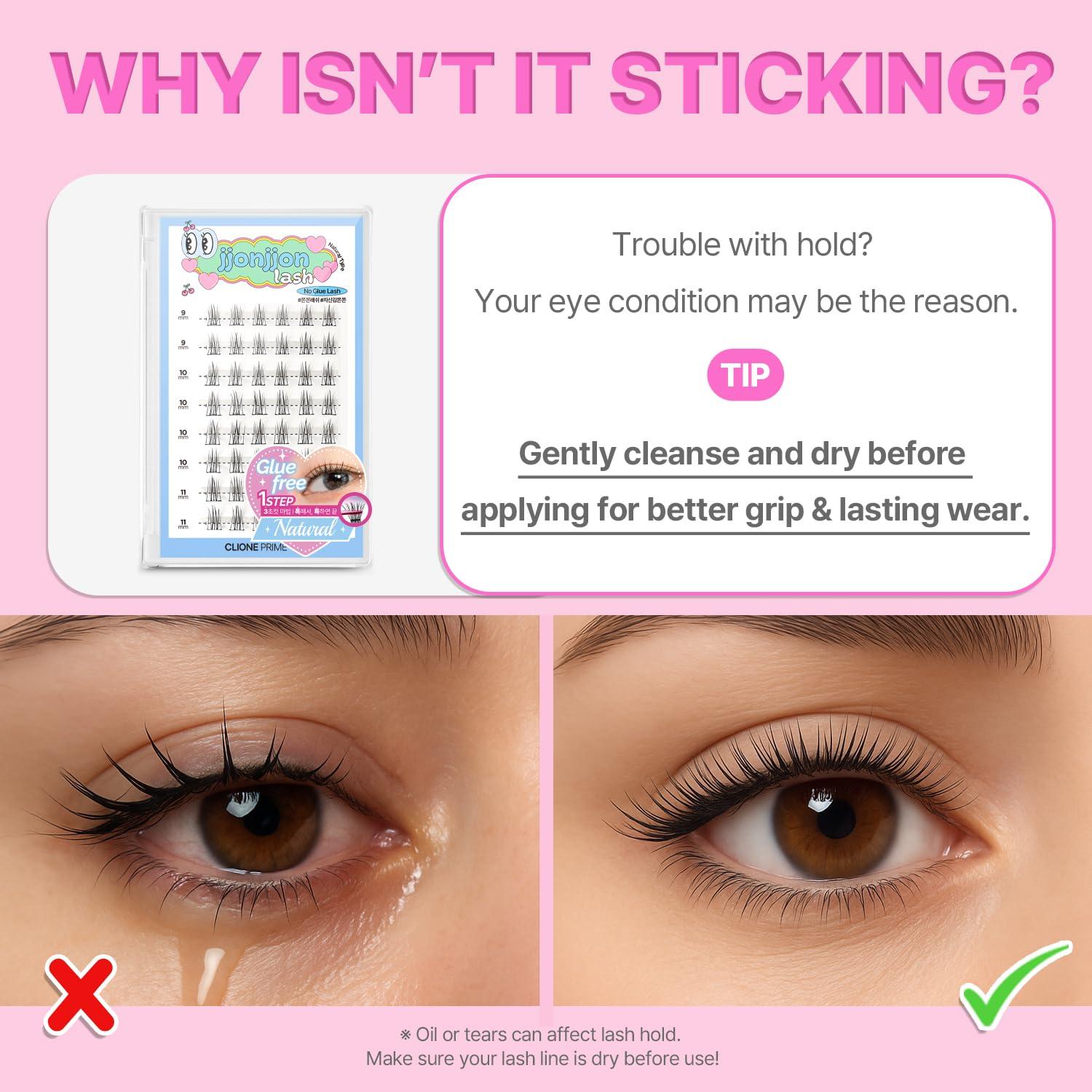 Pestañas Autoadhesivas Wispy Dolly Look - Reutilizables 14x8.3cm