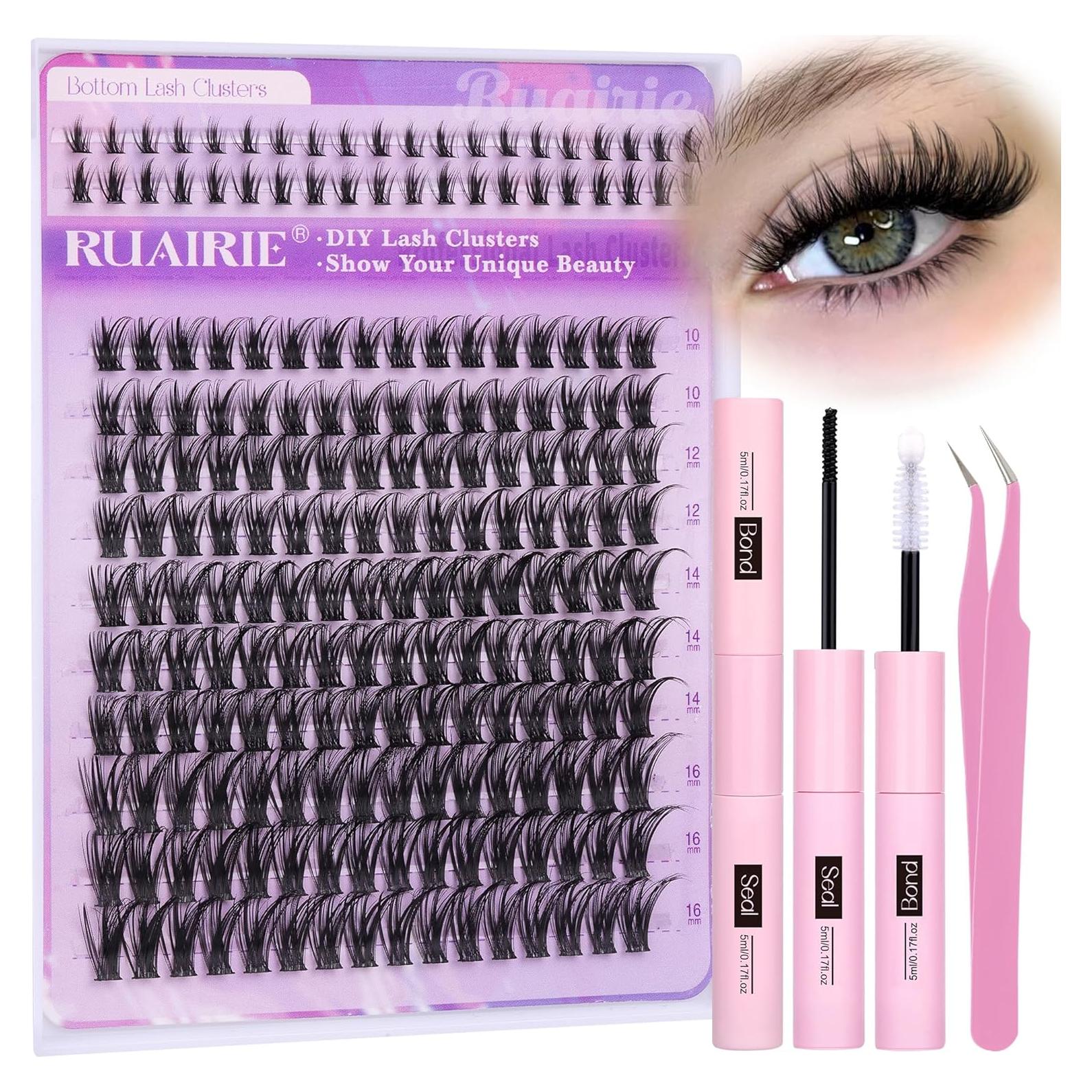 Kit de Pestañas Wispy Ruairie 200pcs 6-16MM Naturales