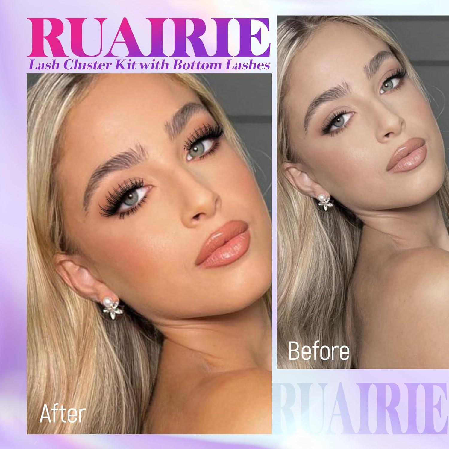 Kit de Pestañas Wispy Ruairie 200pcs 6-16MM Naturales