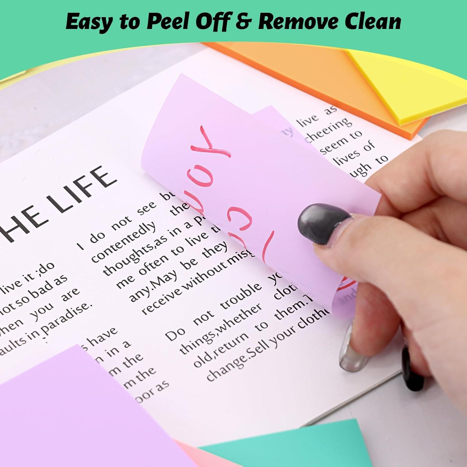 Notas Adhesivas Transparentes SYMDROMIA 7.62cm 800 Hojas