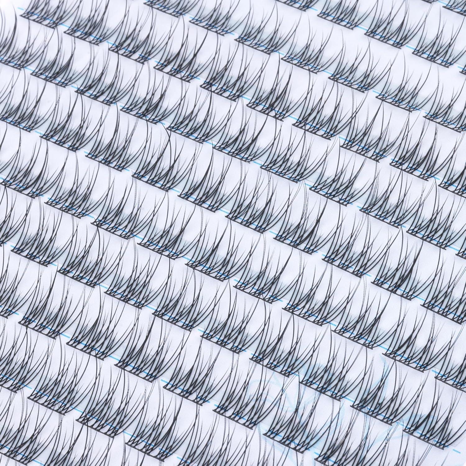 Kit de Pestañas Wispy Naturales Mavphnee 168 Pcs con Adhesivo