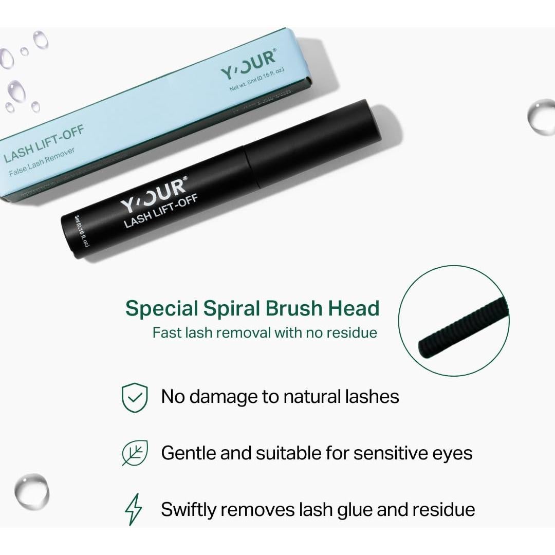 Desmaquillante de Pestañas Y'OUR Lift-Off 295g - Suave y Efectivo