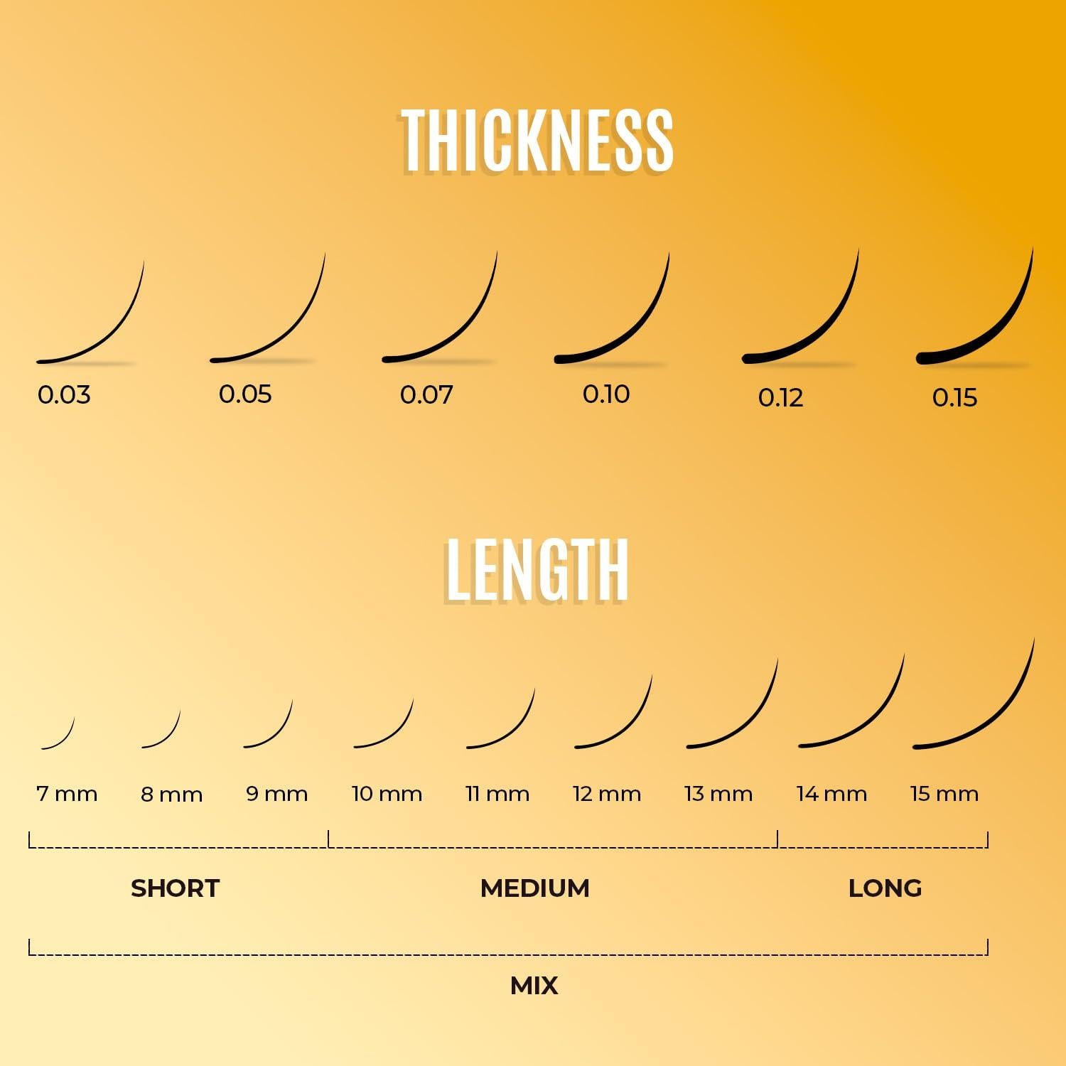 Pestañas Individuales Semi Permanentes Stacy Lash D Curl 0.10mm