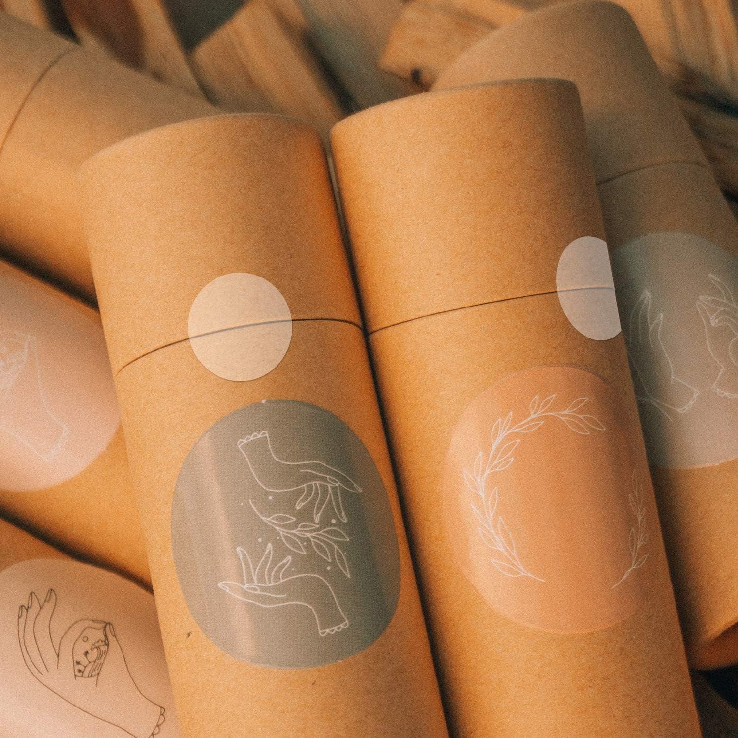 Etiquetas Redondas Autoadhesivas Yeachlaing 1.9 cm 2400 Piezas