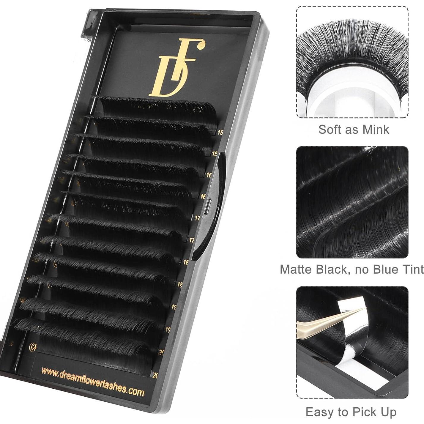 Extensiones de Pestañas de Volumen DF Easy Fan 0.07 D 15-20mm