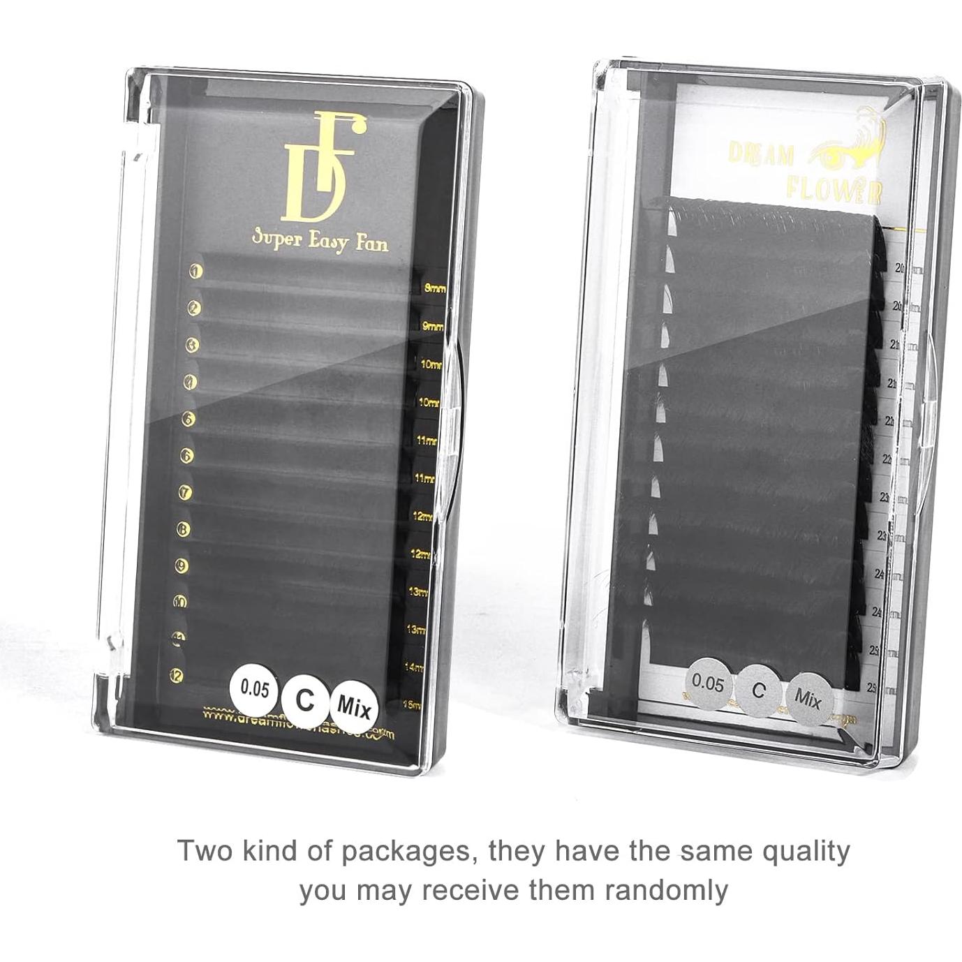 Extensiones de Pestañas de Volumen DF Easy Fan 0.07 D 15-20mm