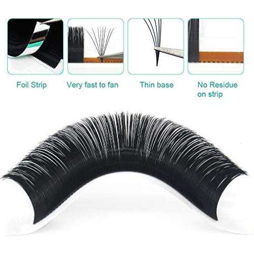 Extensiones de Pestañas Easy Fan CC 0.05 9-20 mm Pro LASHBEAUTY