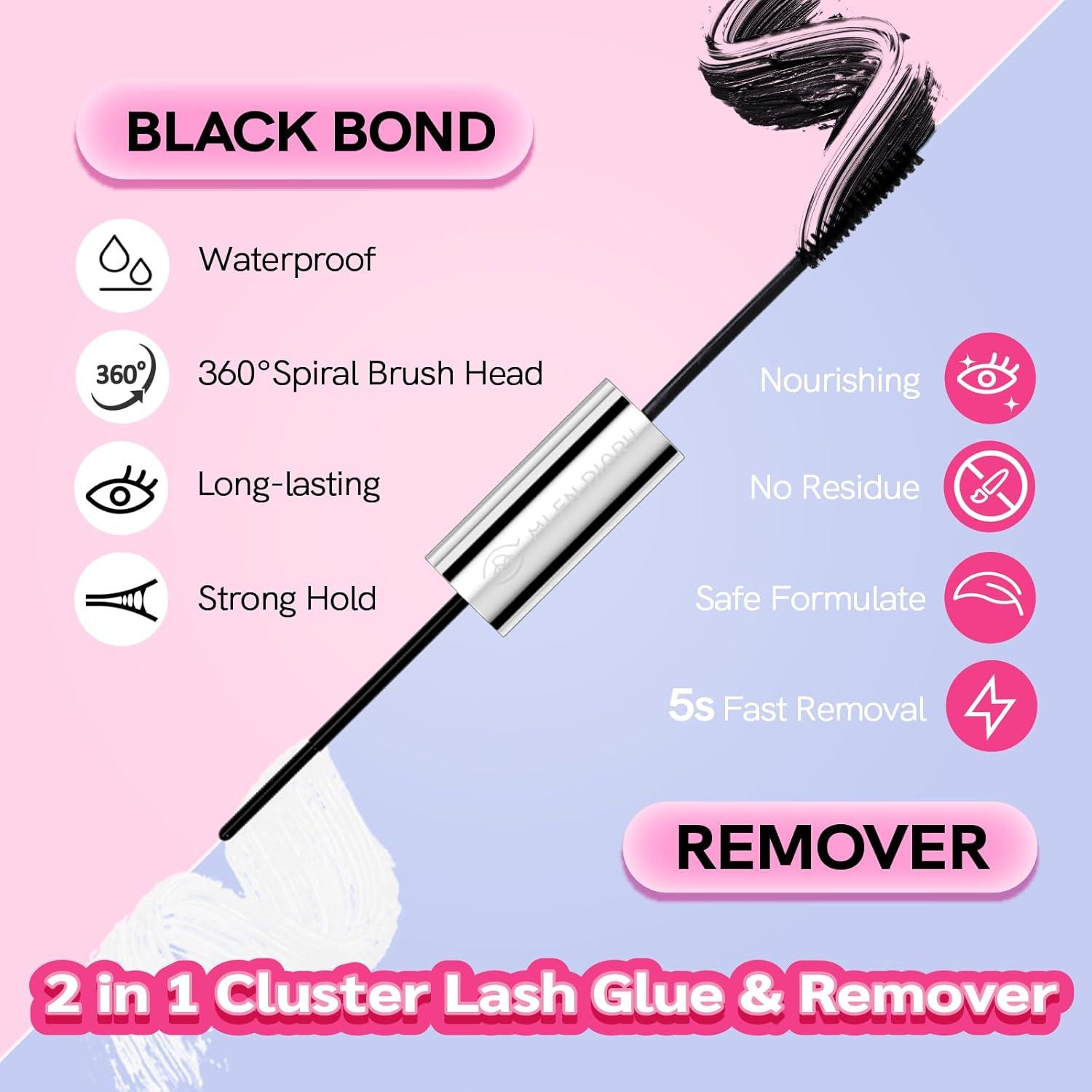 Kit de Pestañas Naturales MLEN DIARY 105 Pcs 10.5-13.5mm