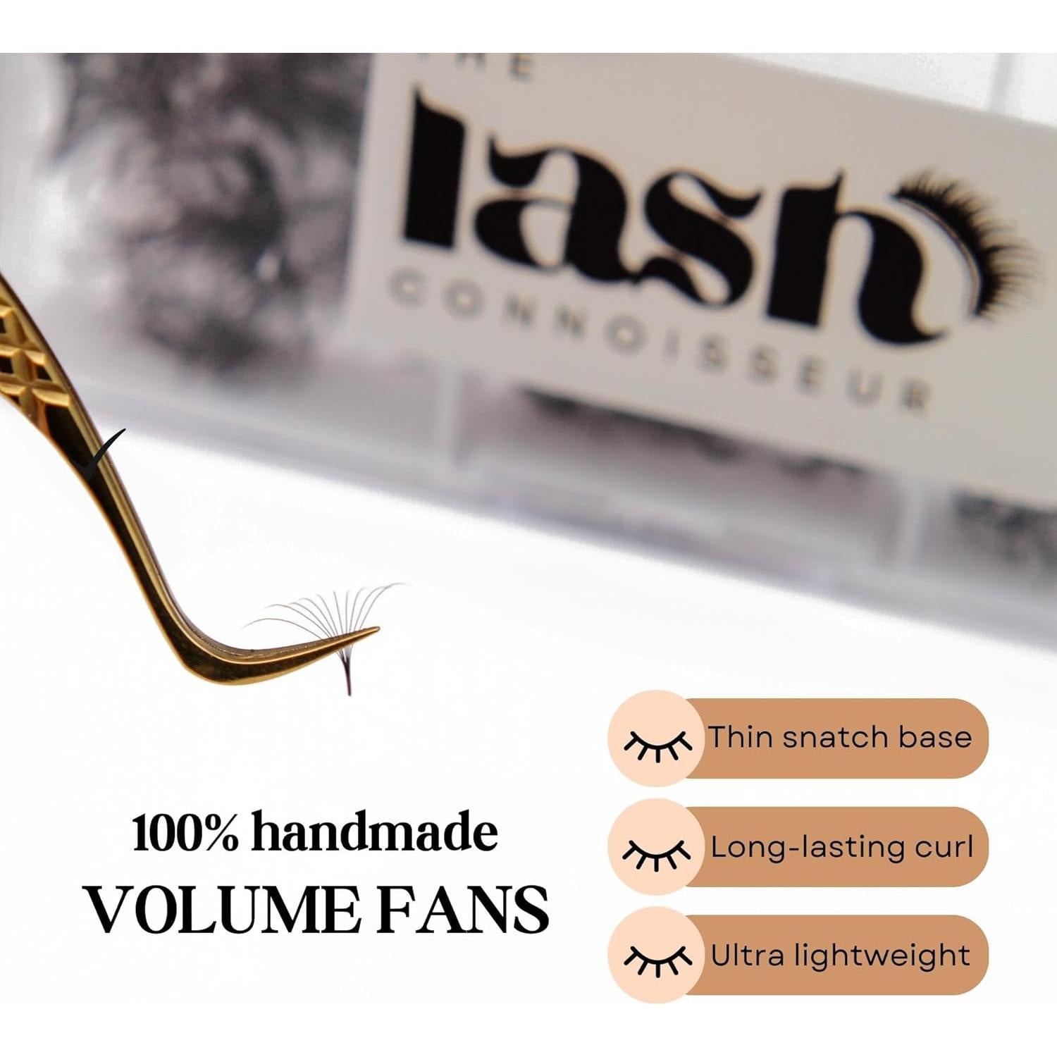 Pestañas Promade TLC 10D - D Curl 750 Fans 7 a 16 mm