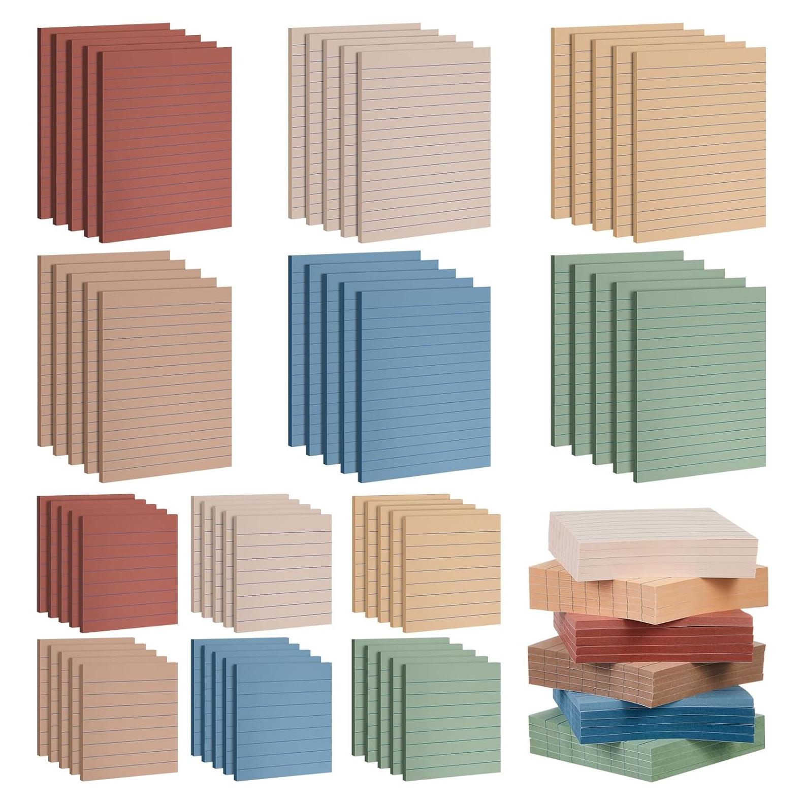 Paquete de 60 Notas Adhesivas Weekgrat 1800 Hojas Multicolor