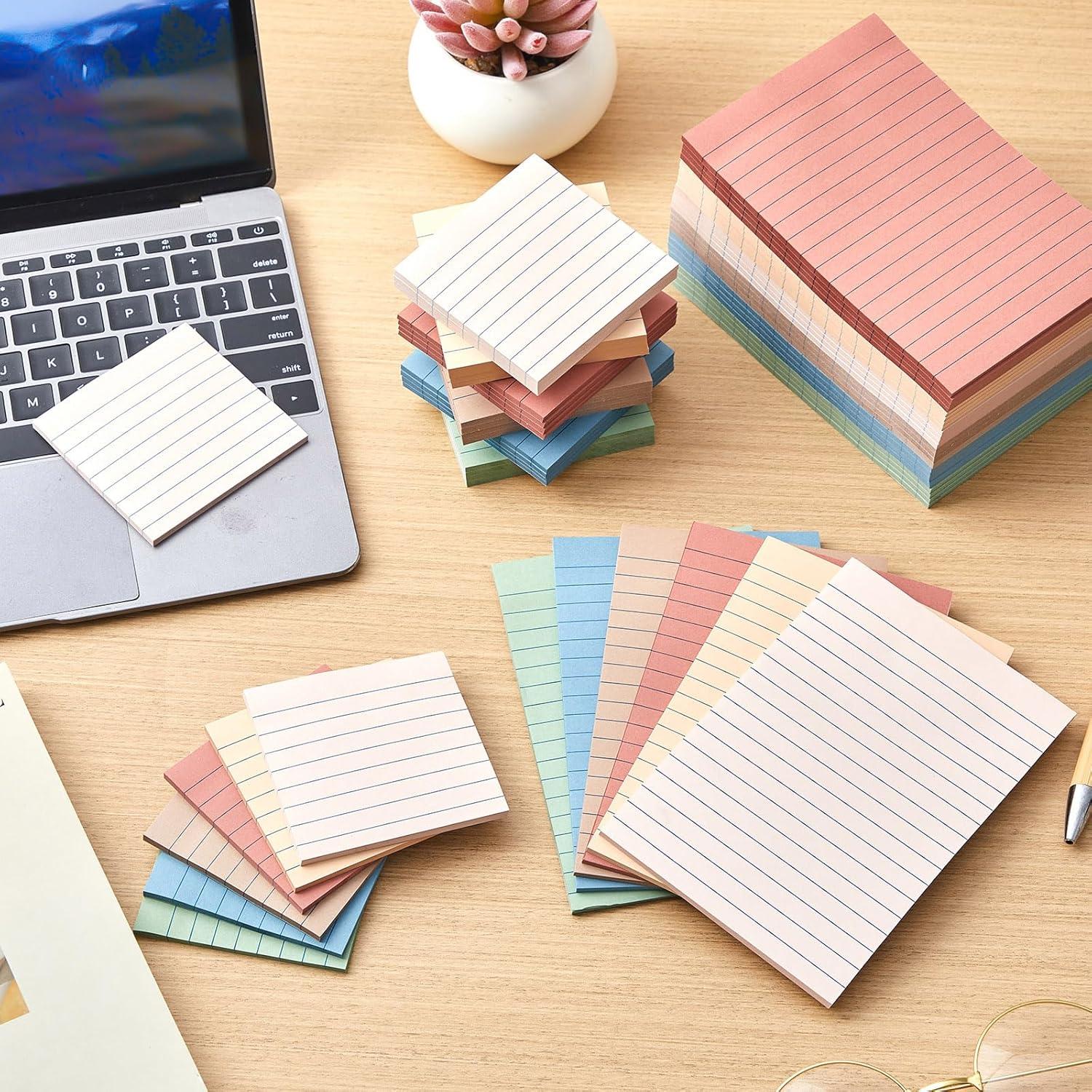 Paquete de 60 Notas Adhesivas Weekgrat 1800 Hojas Multicolor