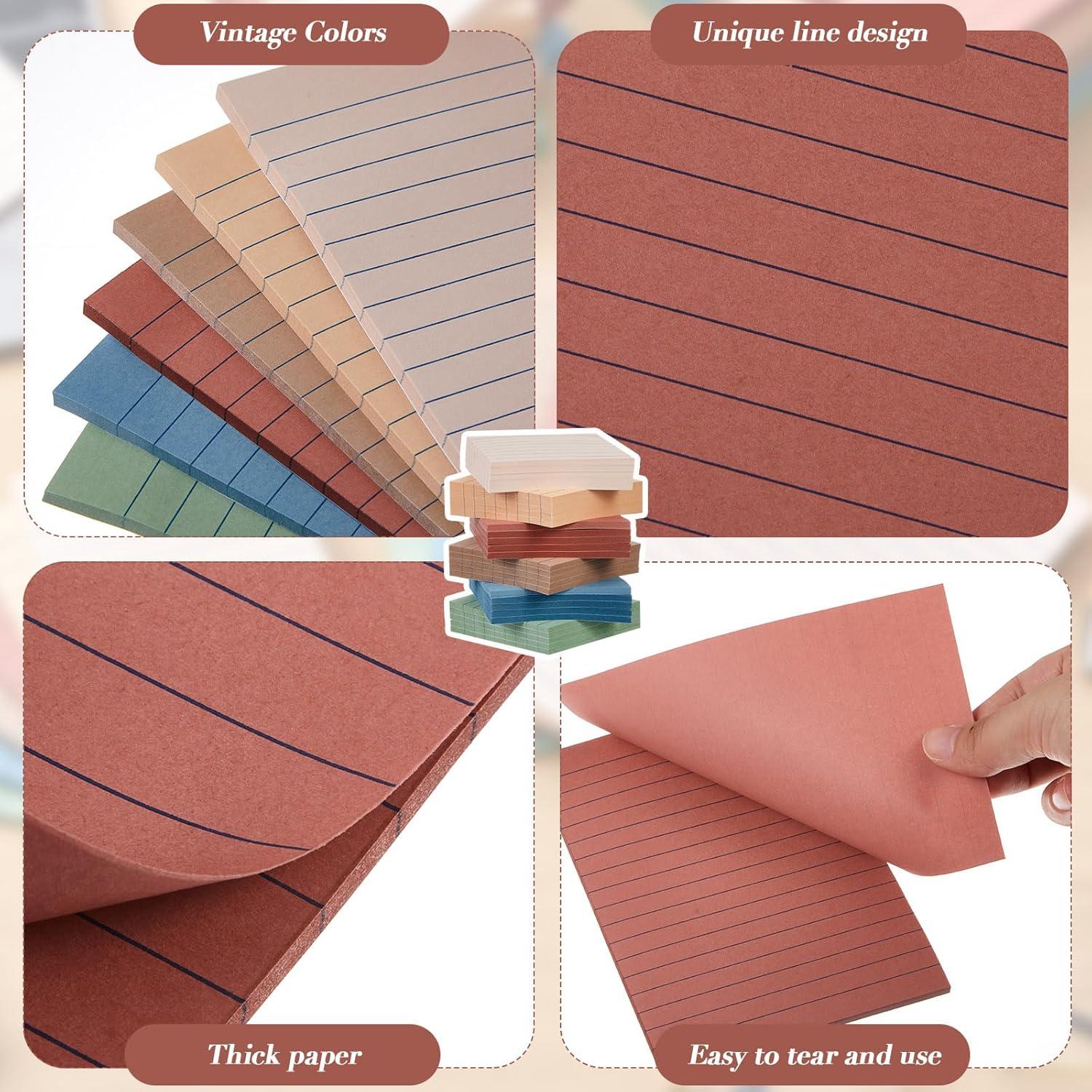 Paquete de 60 Notas Adhesivas Weekgrat 1800 Hojas Multicolor