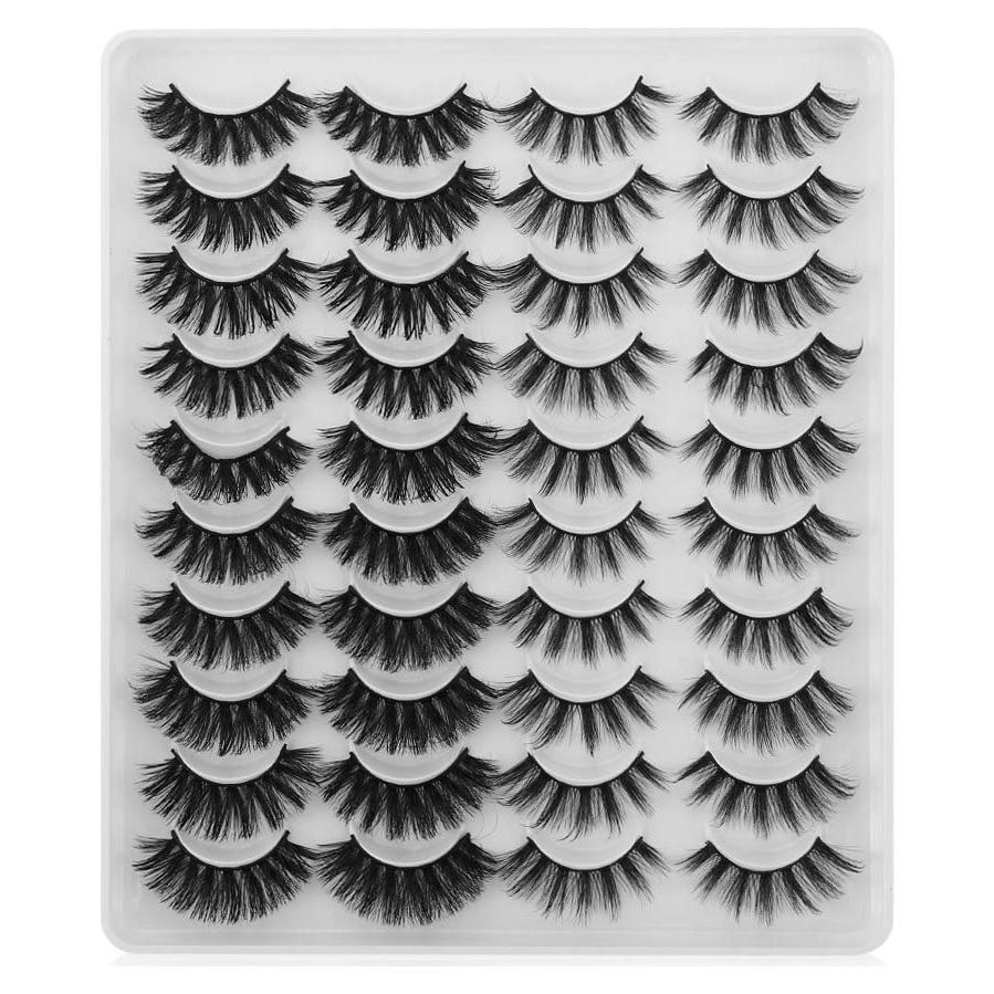 Pestañas Postizas 3D Andy's Orchids - 20 Pares Naturales