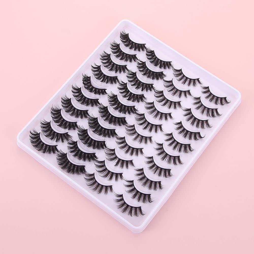 Pestañas Postizas 3D Andy's Orchids - 20 Pares Naturales