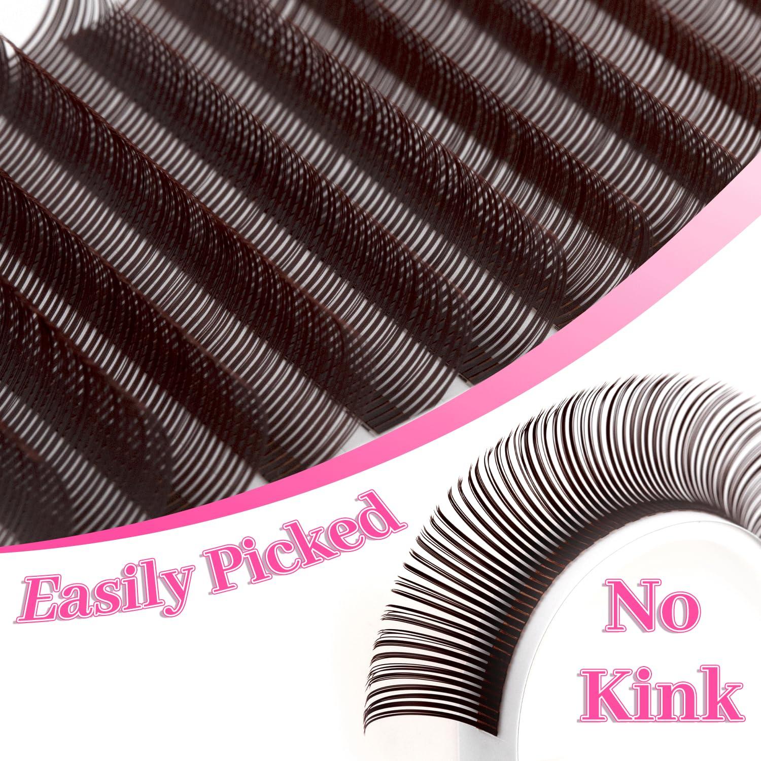 Extensiones de Pestañas 5D TDANCE Flora Marrón 8-15mm